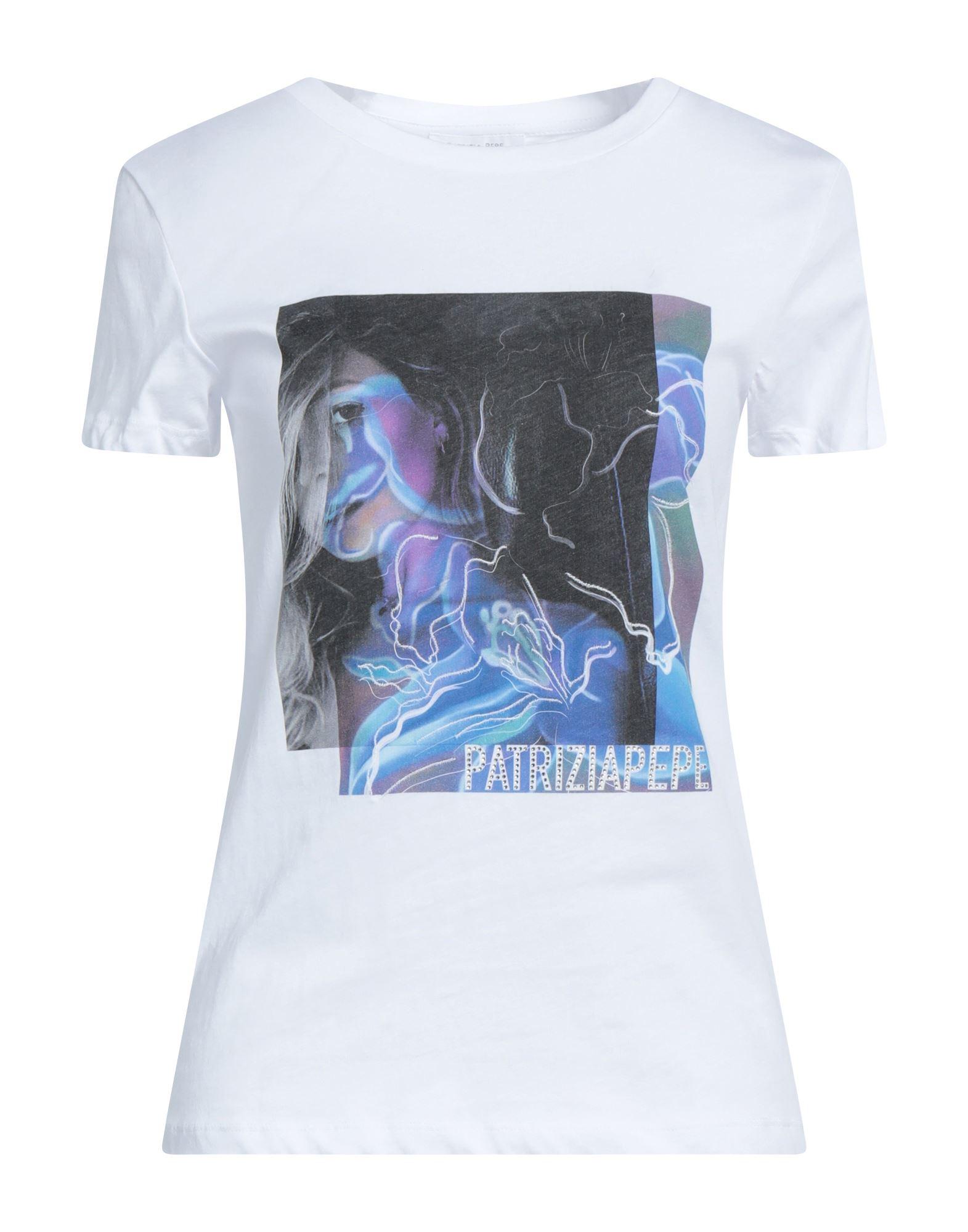 Patrizia Pepe T-shirt in Blue | Lyst