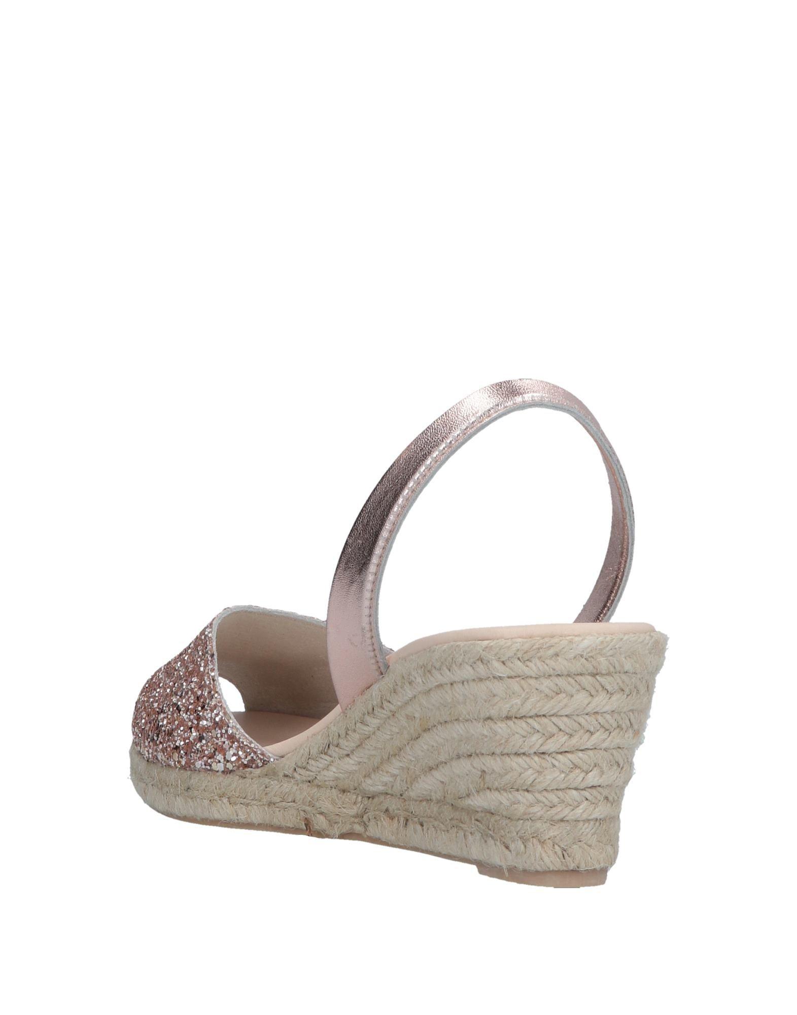 Ria Menorca Leather Espadrilles in Light Pink (Pink) - Lyst