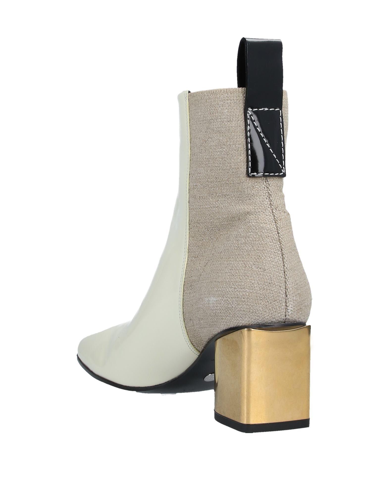 proenza schouler canvas ankle boots