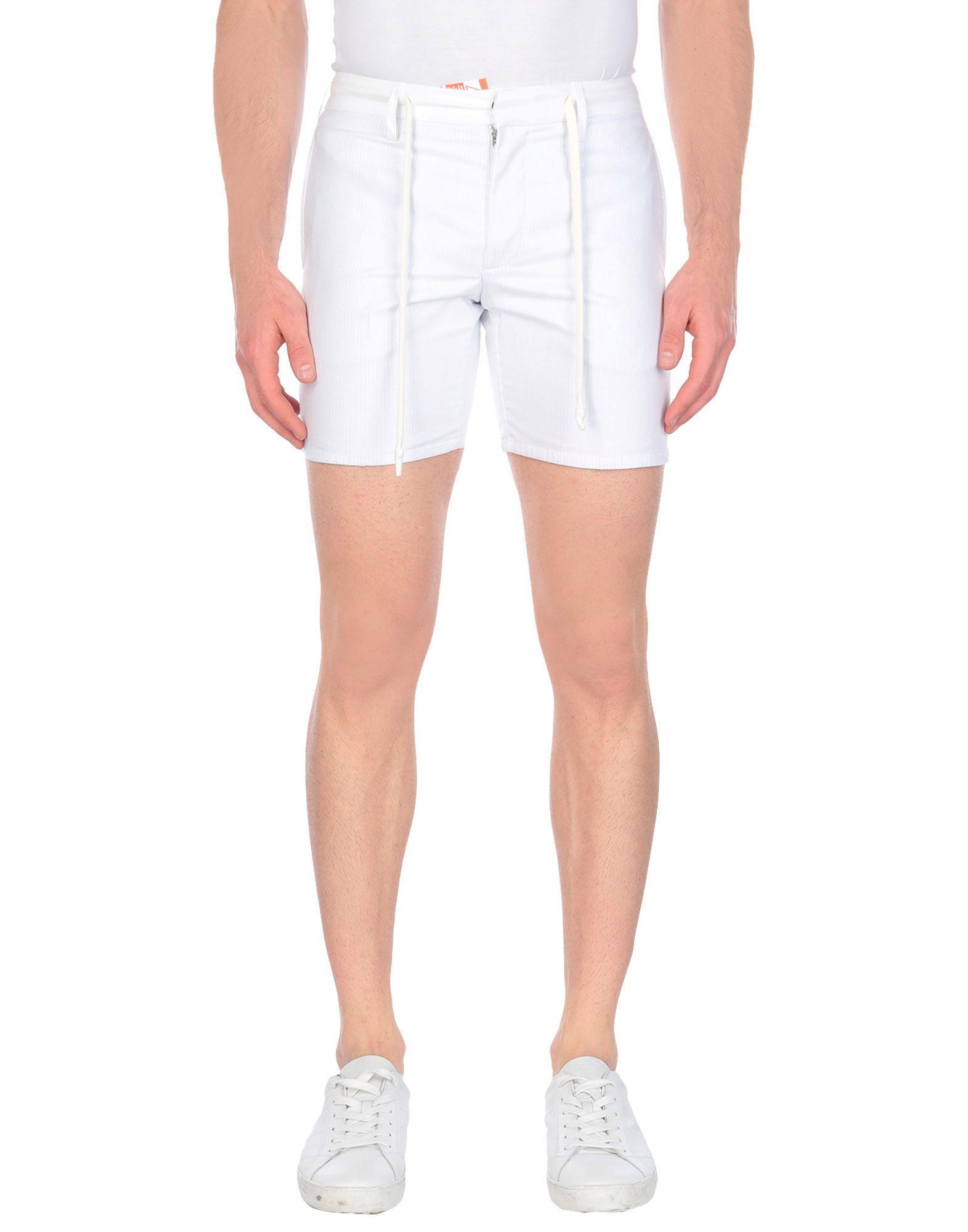 mens white shorts cotton