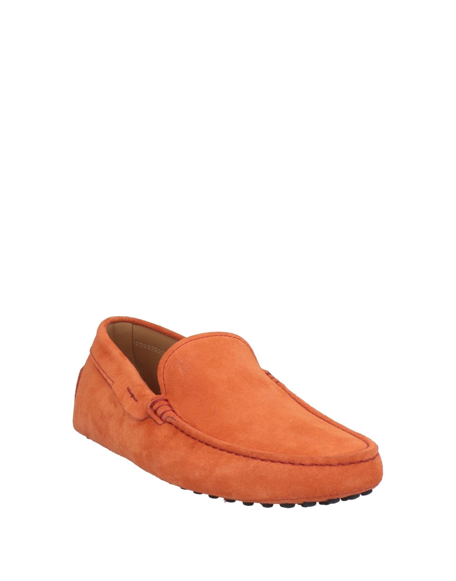 Tod\'s Men\'s Orange Soft Suede slip-on comfort Loafers size EU38/ US5,5 NIB Tod main image 4