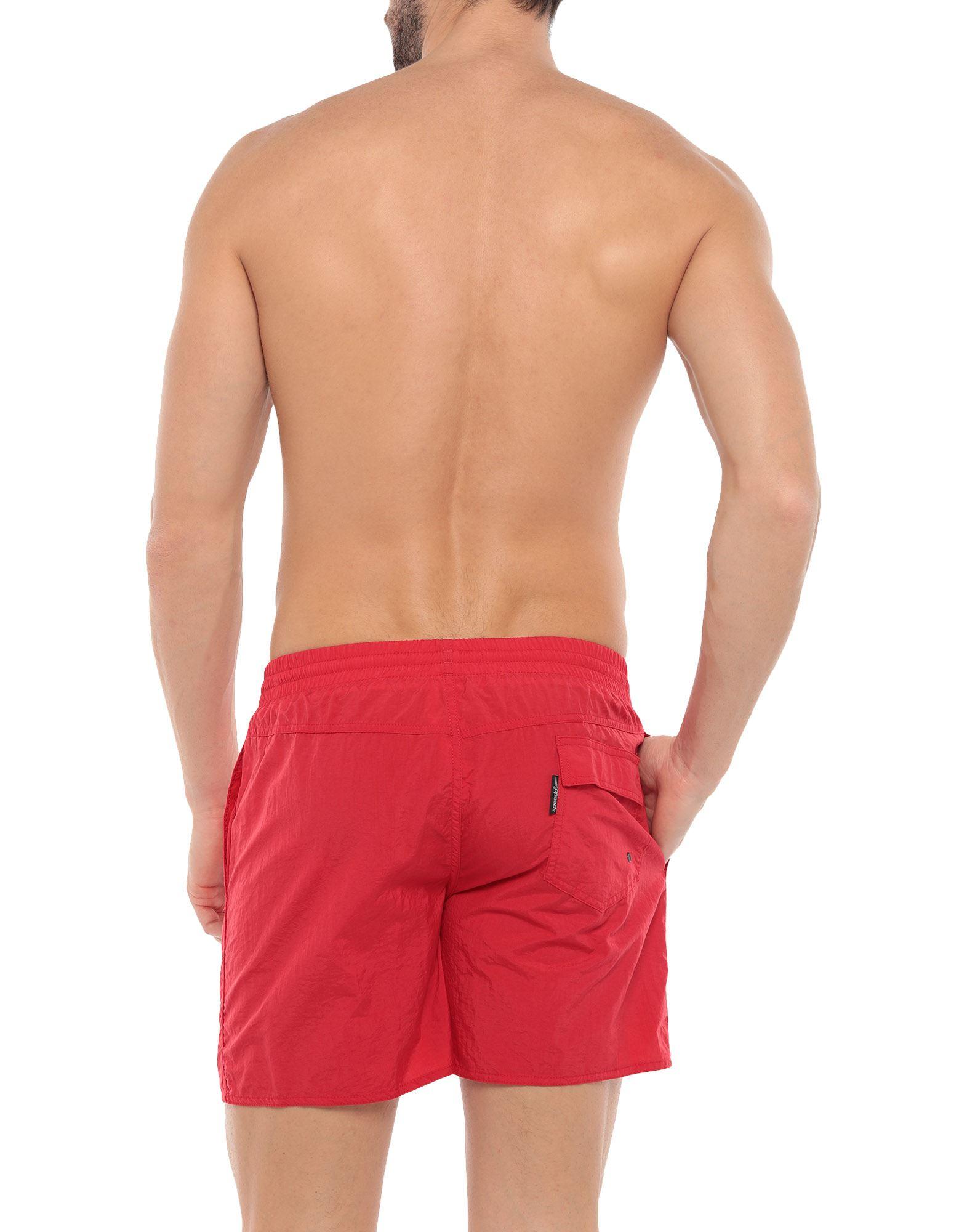 Speedo Synthetic Swimming Trunks in Red for Men - Lyst