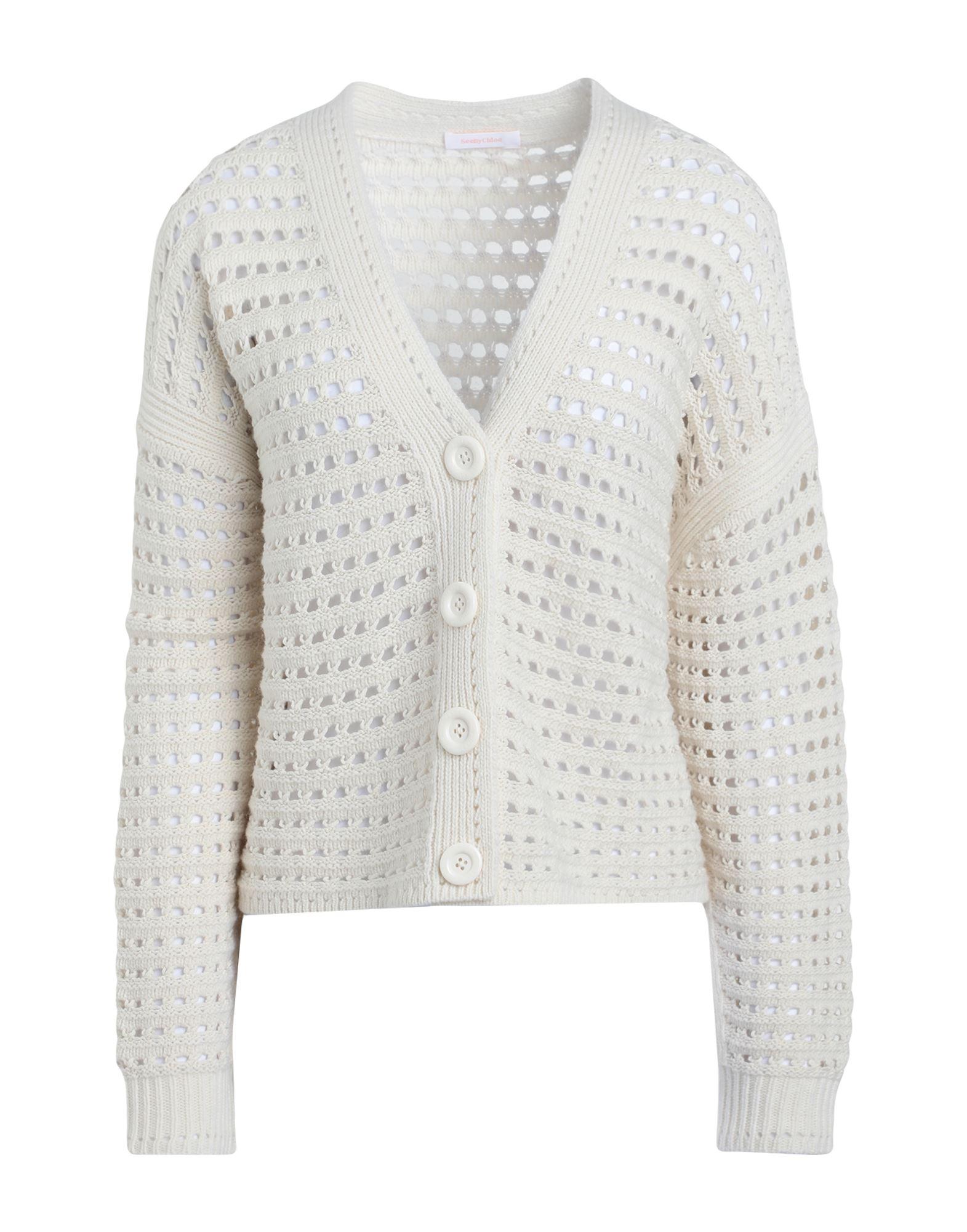 カーディガン SEE BY CHLOE - SEE BY CHLOE knit cardigan. See By Chloe Women's Knit Cardigan Sweater S Beige Open