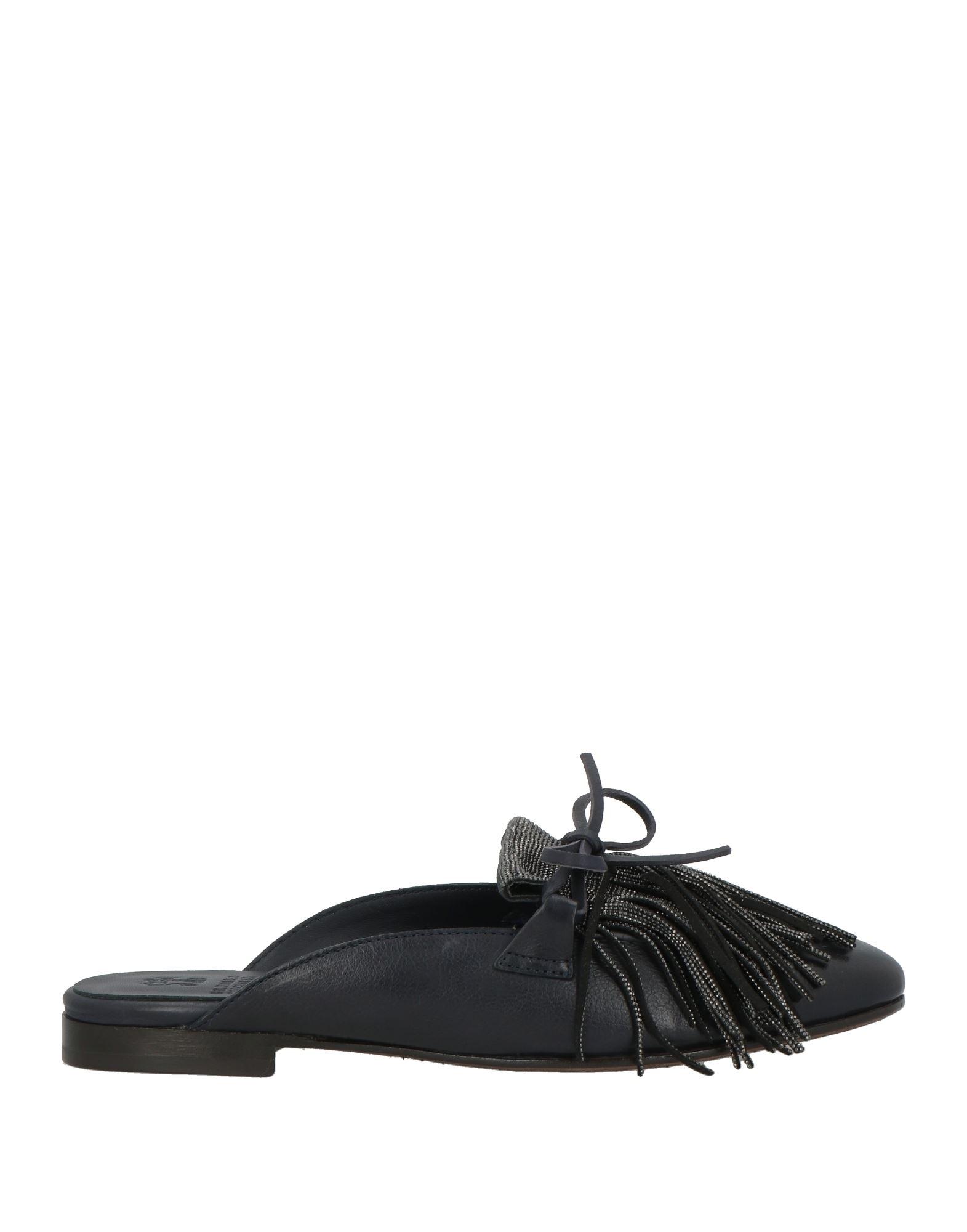 Brunello Cucinelli Interwoven Calf Leather Slip-On Mule Sandal - NWT BRUNELLO CUCINELLI Buckled shearling mules | NET-A-PORTER main image 2