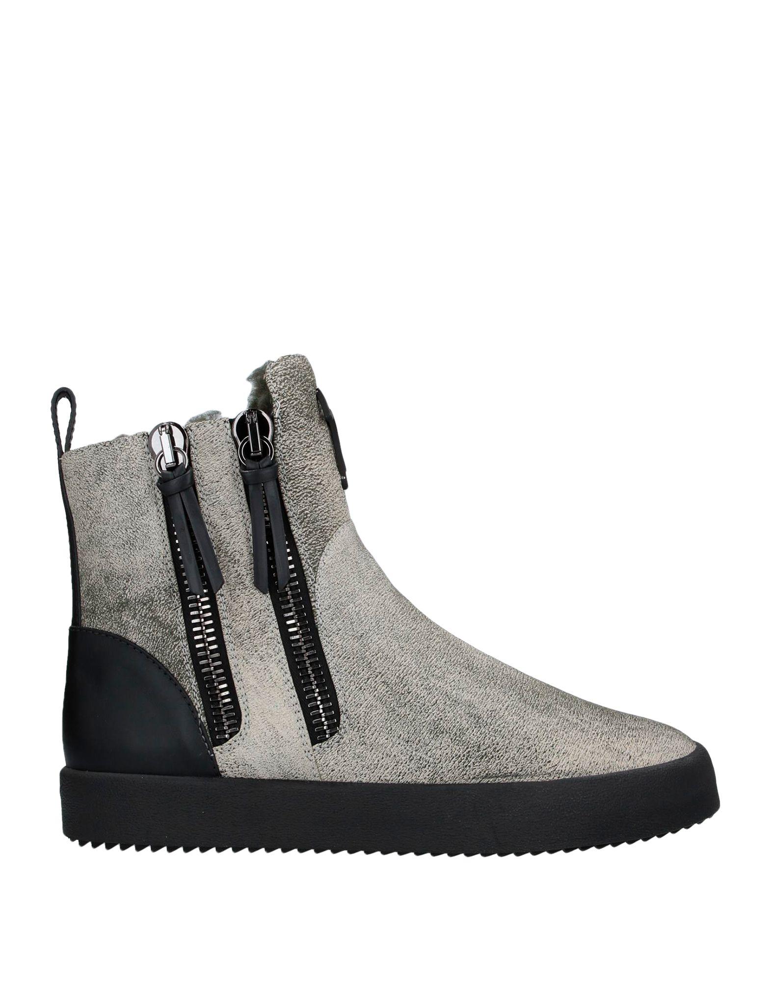Giuseppe Zanotti Leather Ankle Boots in Light Grey (Gray) for Men - Lyst