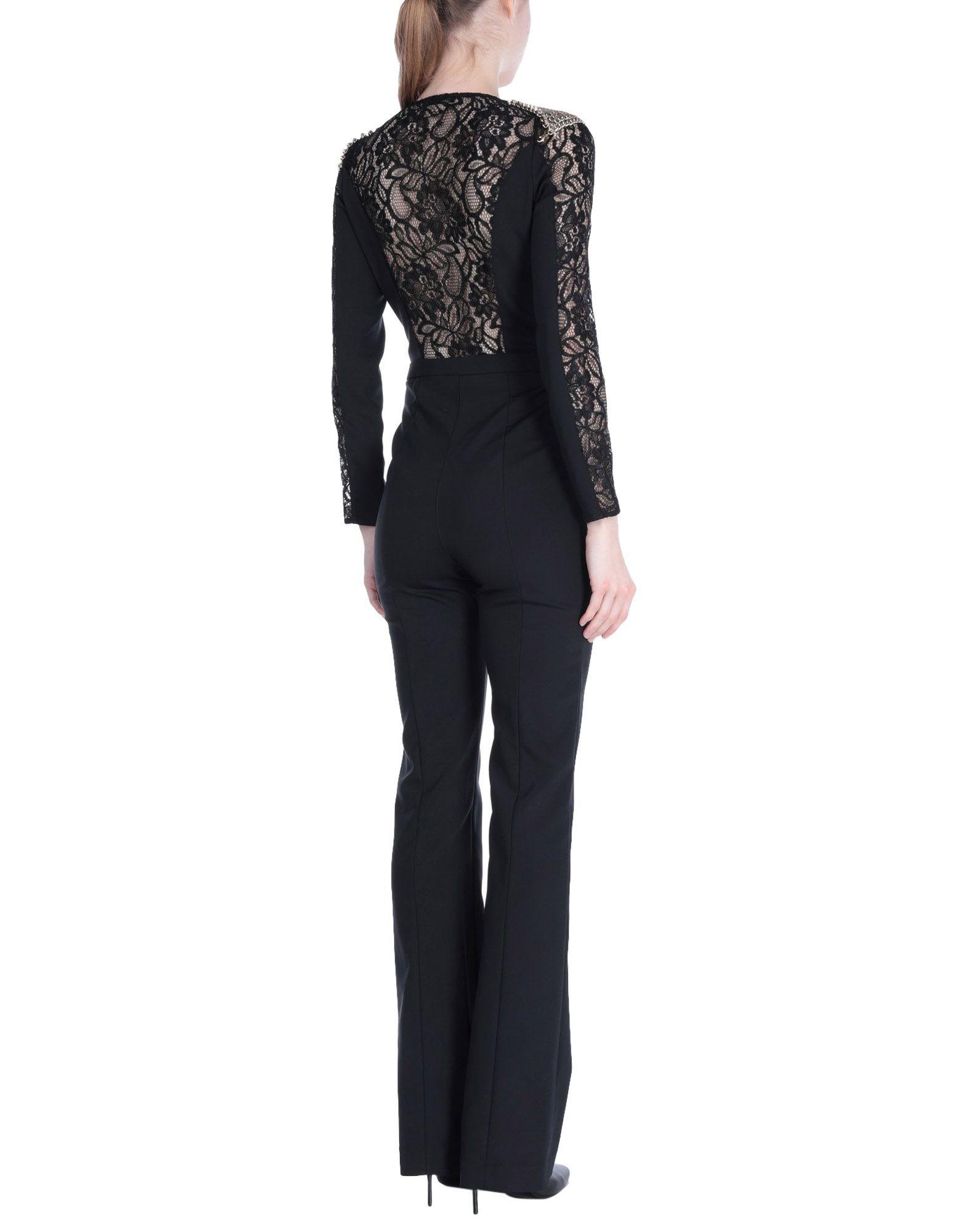 Patrizia Pepe Synthetic Jumpsuit in Black - Lyst