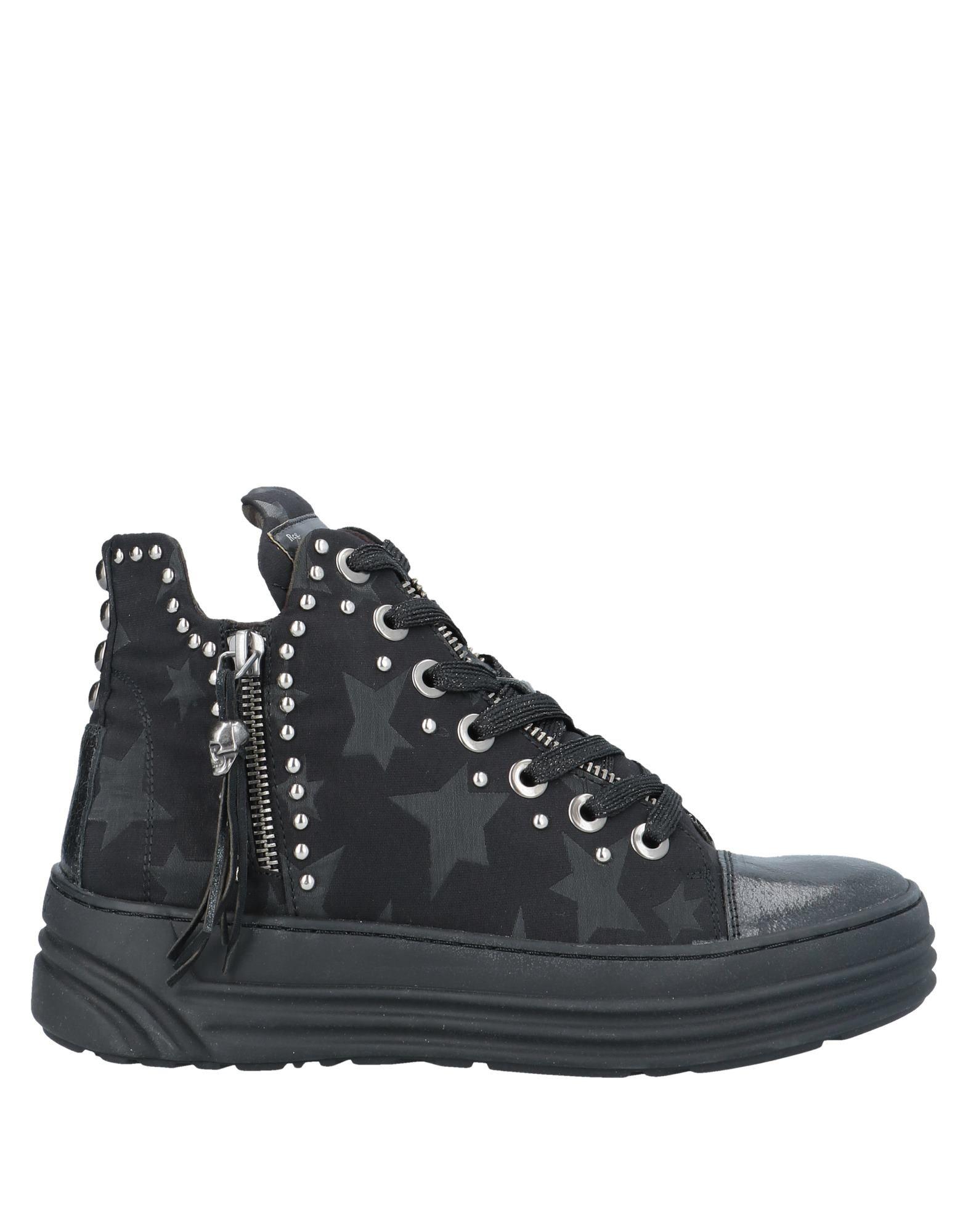 Replay Leather High-tops & Sneakers in Black - Lyst