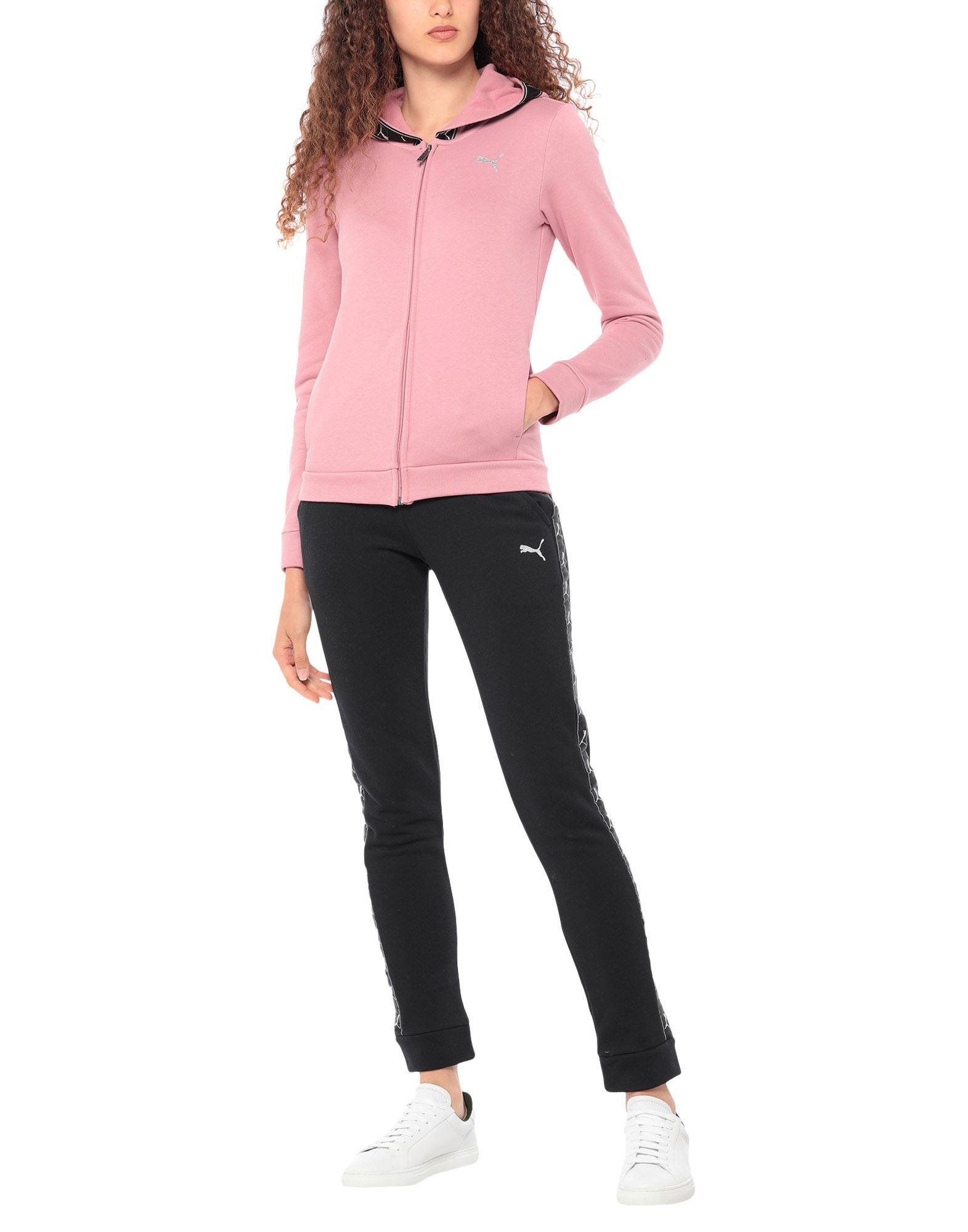 PUMA Satin Tracksuit in Pastel Pink (Pink) - Lyst