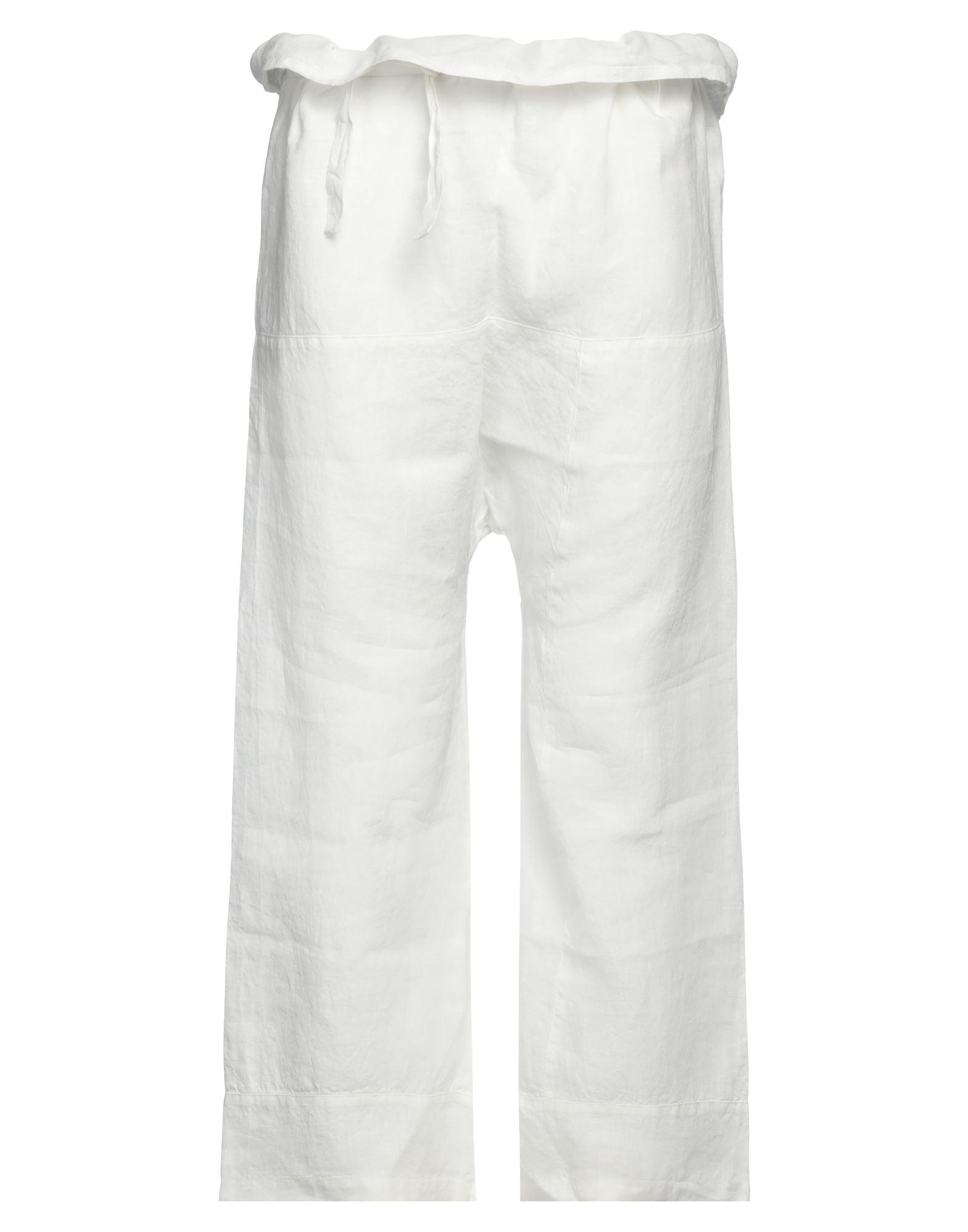 120% Lino Pants in White for Men