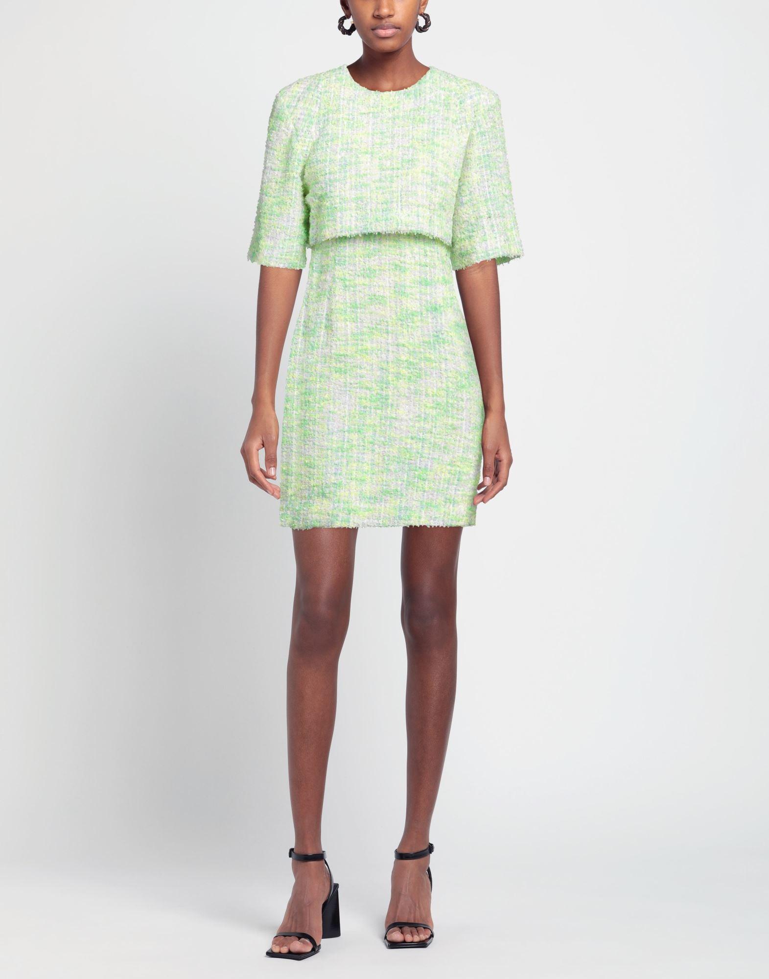 Sandro Tweed Mini Dress in Green | Lyst Australia Sandro Tweed Mini Dress in Green | Lyst Australia
