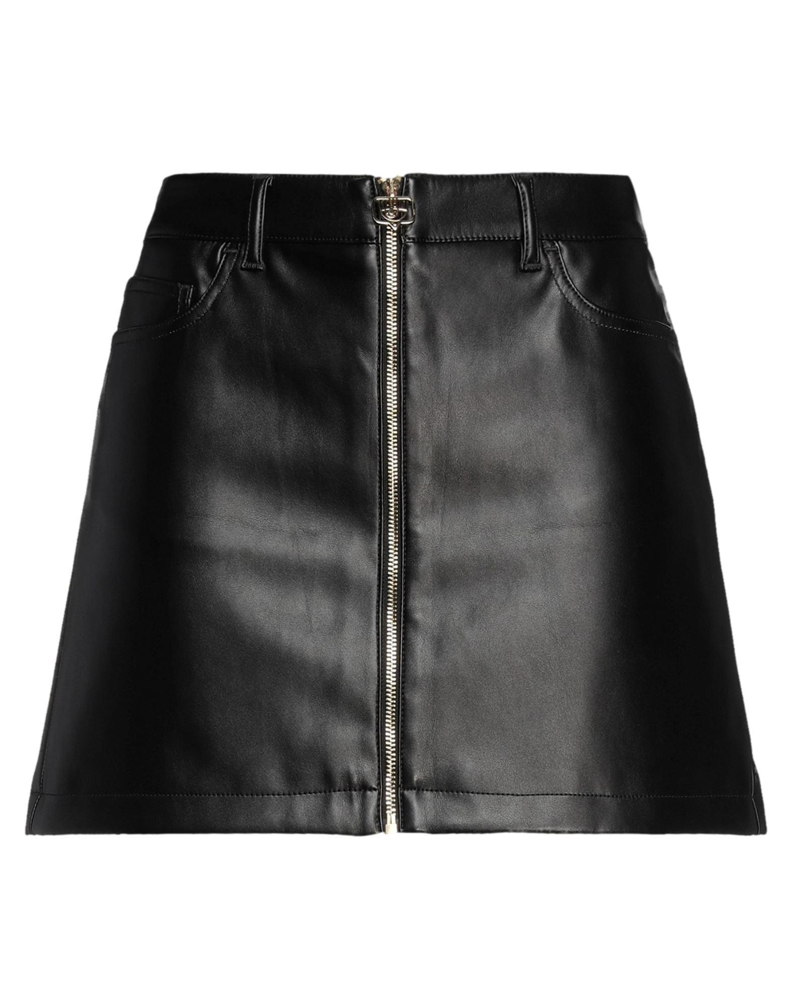 Chiara Ferragni Mini Skirt in Black | Lyst