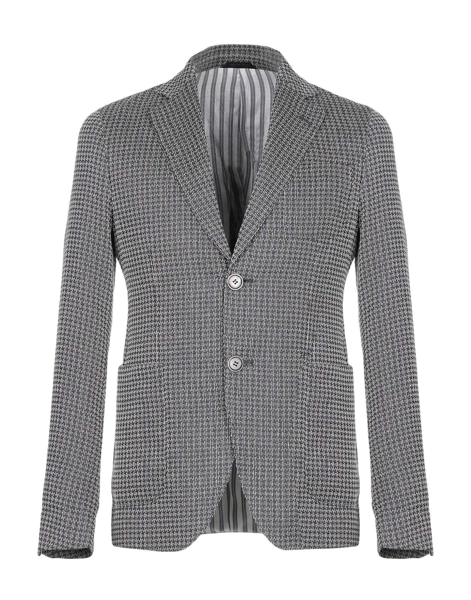 Giorgio Armani Linen Blazer in Grey (Gray) for Men - Lyst