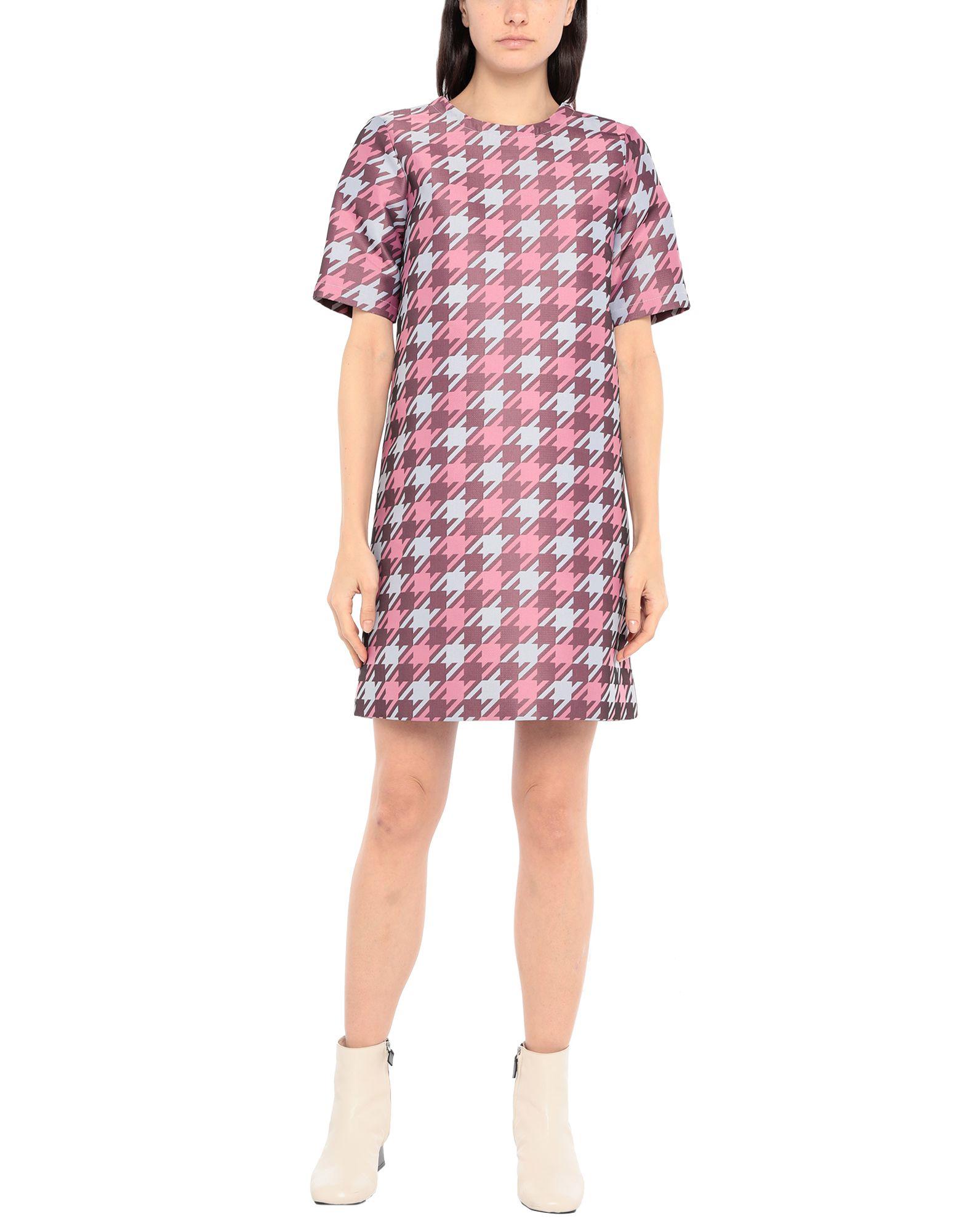 Marni Synthetic Short Dress in Pink - Lyst