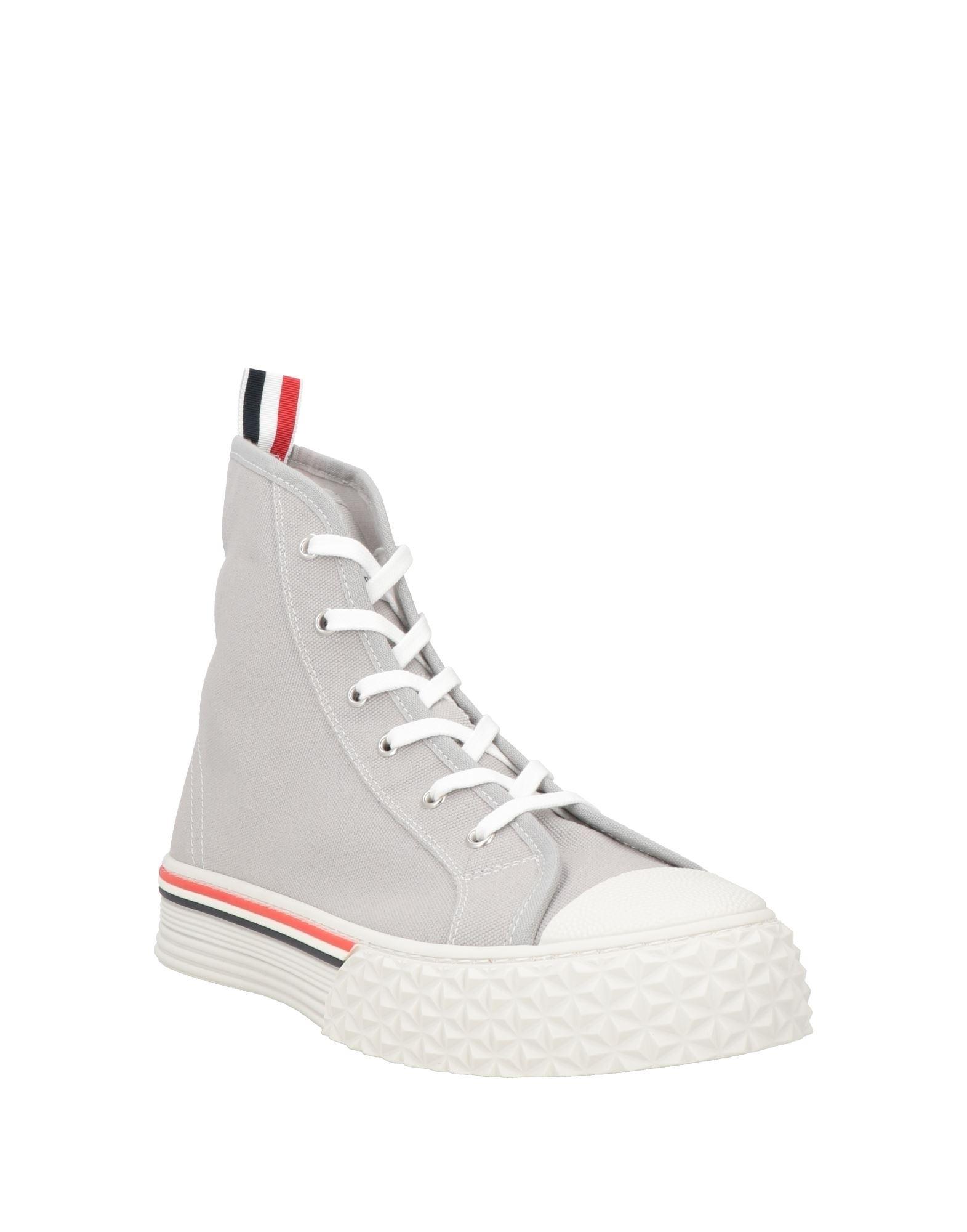 【THOM BROWNE】ストライプ ニット ハイカットスニーカー Thom Browne High-top sneakers for Men | Online Sale up to 67