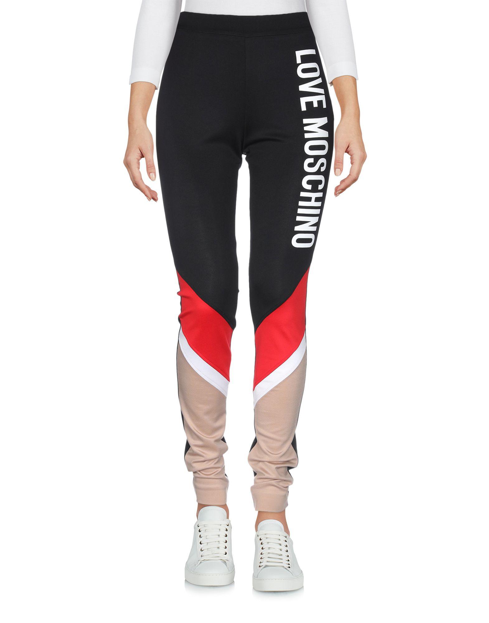 Love Moschino Synthetic Leggings in Black Lyst
