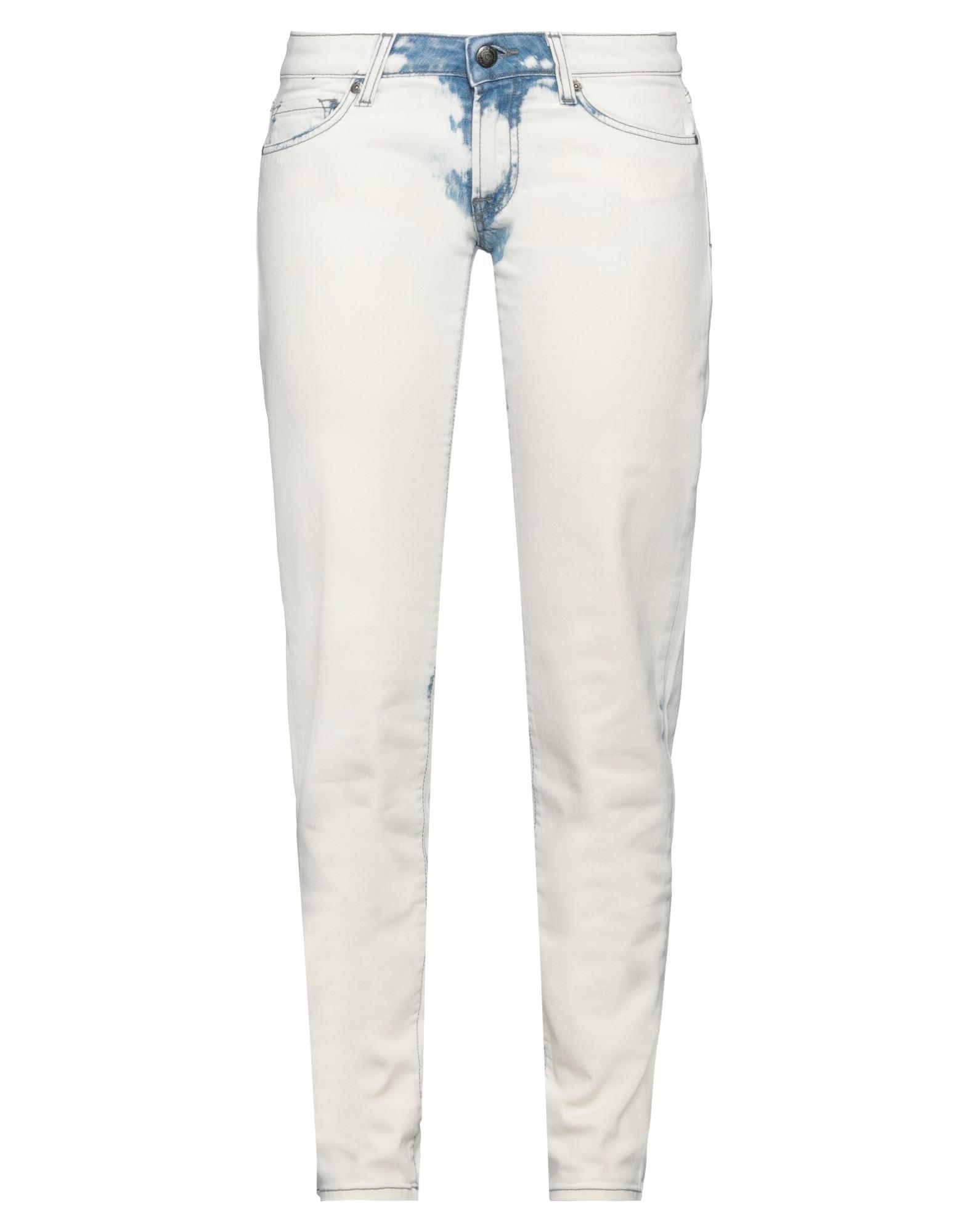 Roy Rogers Denim Trousers White | Lyst
