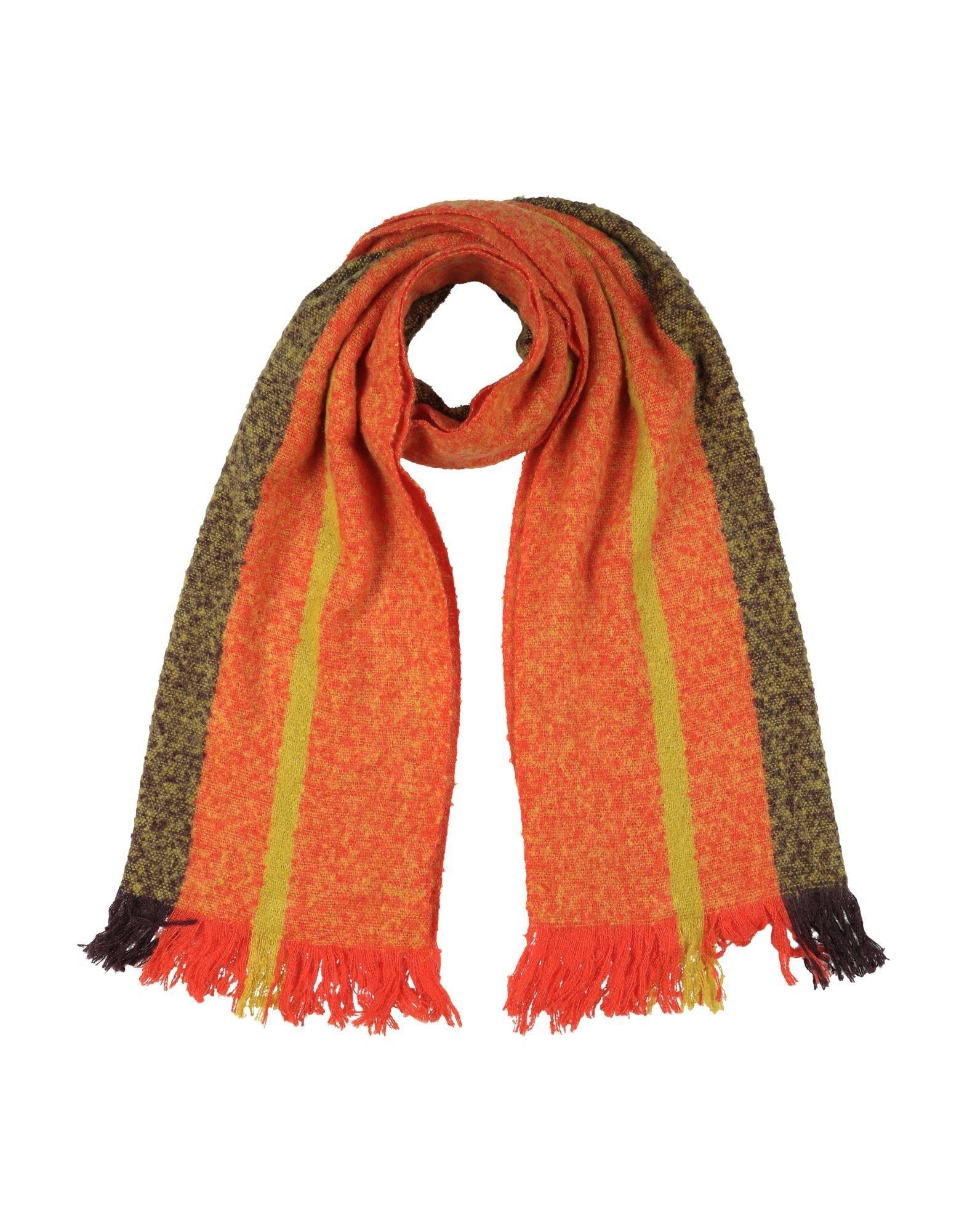 Manila Grace Synthetic Scarf in Orange Lyst