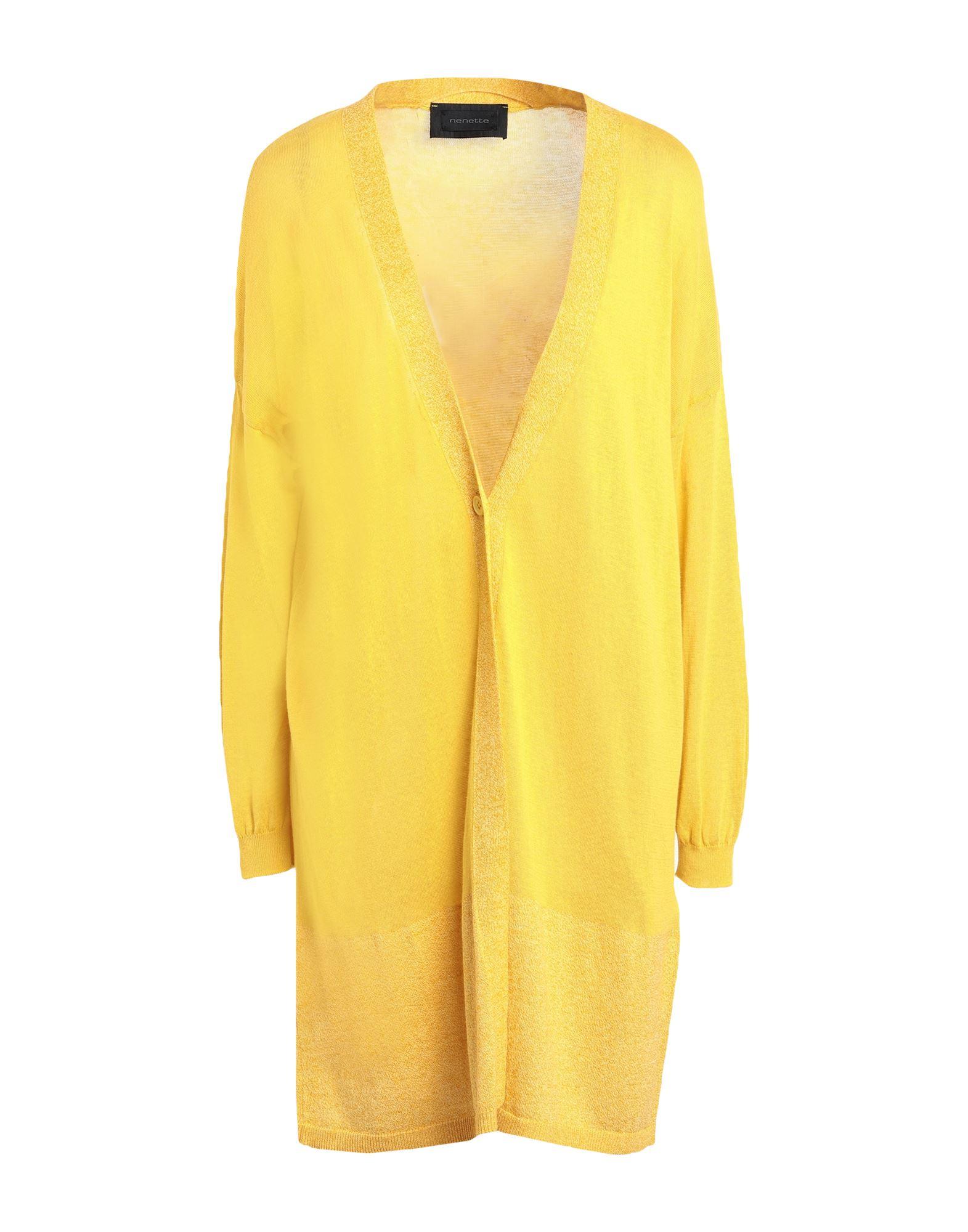Nenette Cardigan in Yellow | Lyst