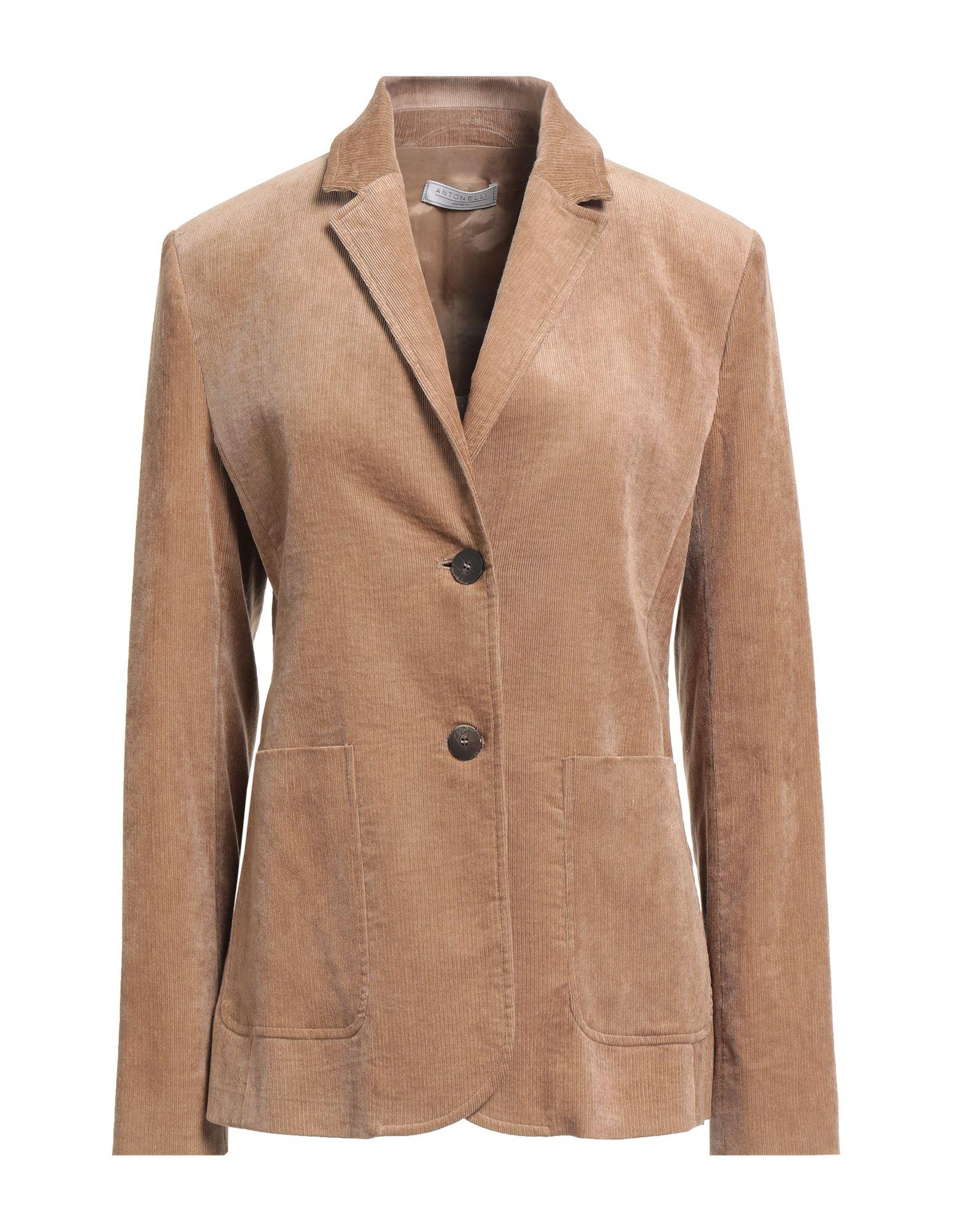 ジャケット ANTONELLI FORLI_N3541_120 Coats Double-breasted jacket Antonelli Double-Breasted Navy Jacket With Notched Lapel