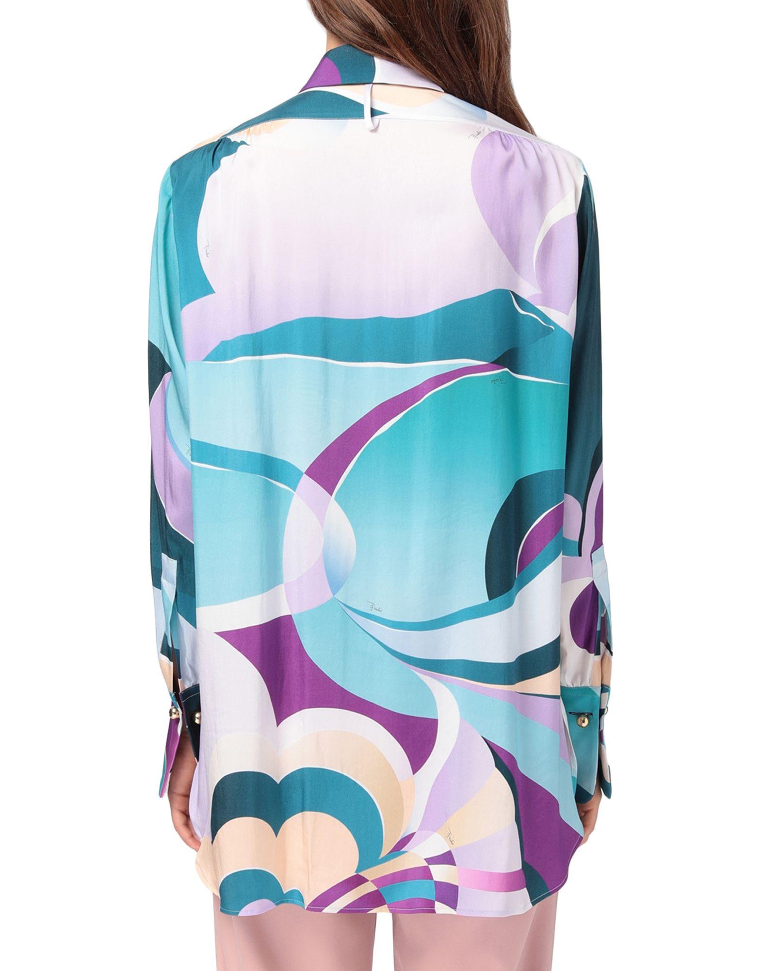 Emilio Pucci Synthetic Shirt in Purple - Lyst