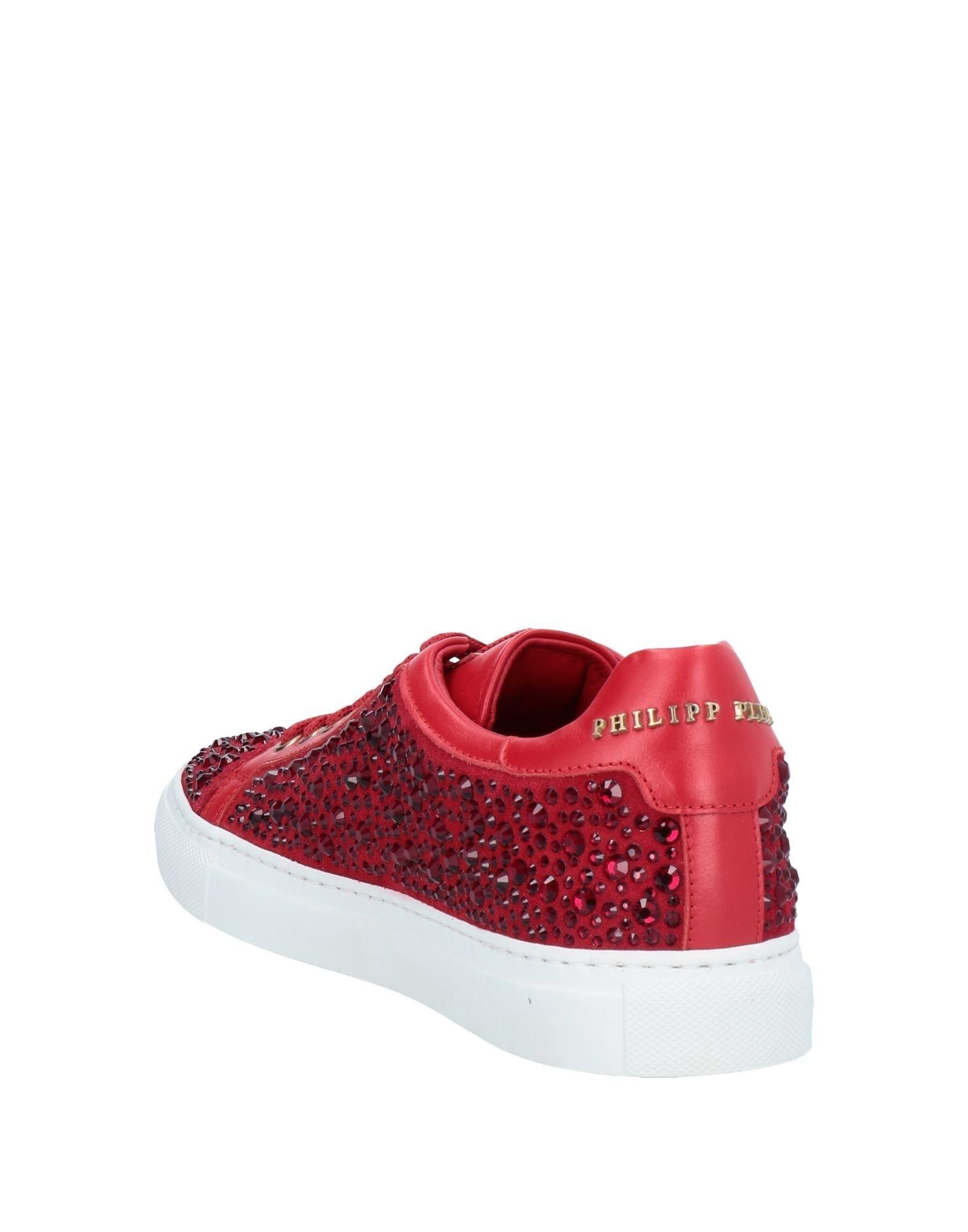 philipp plein red sneakers