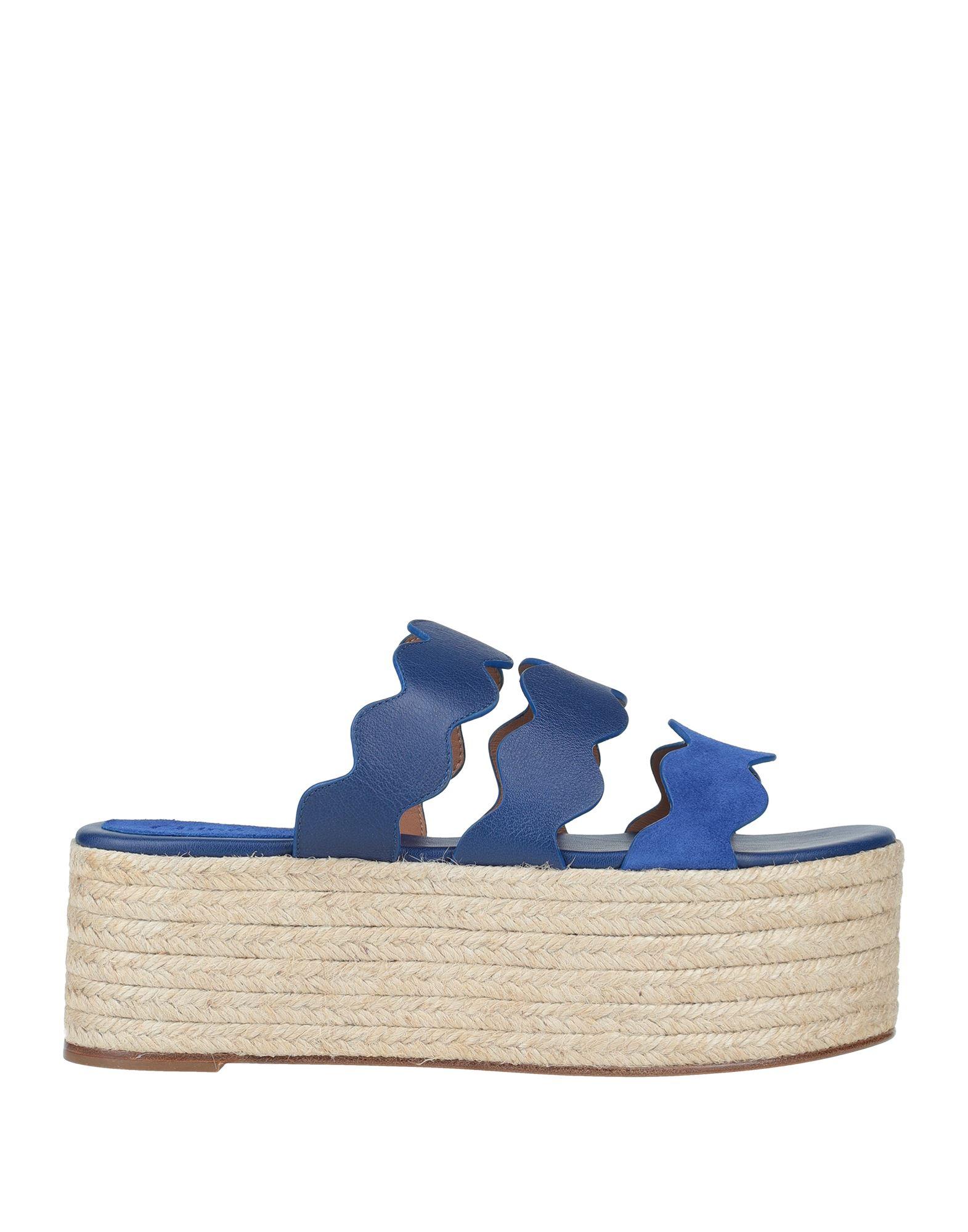 blue chloe sandals