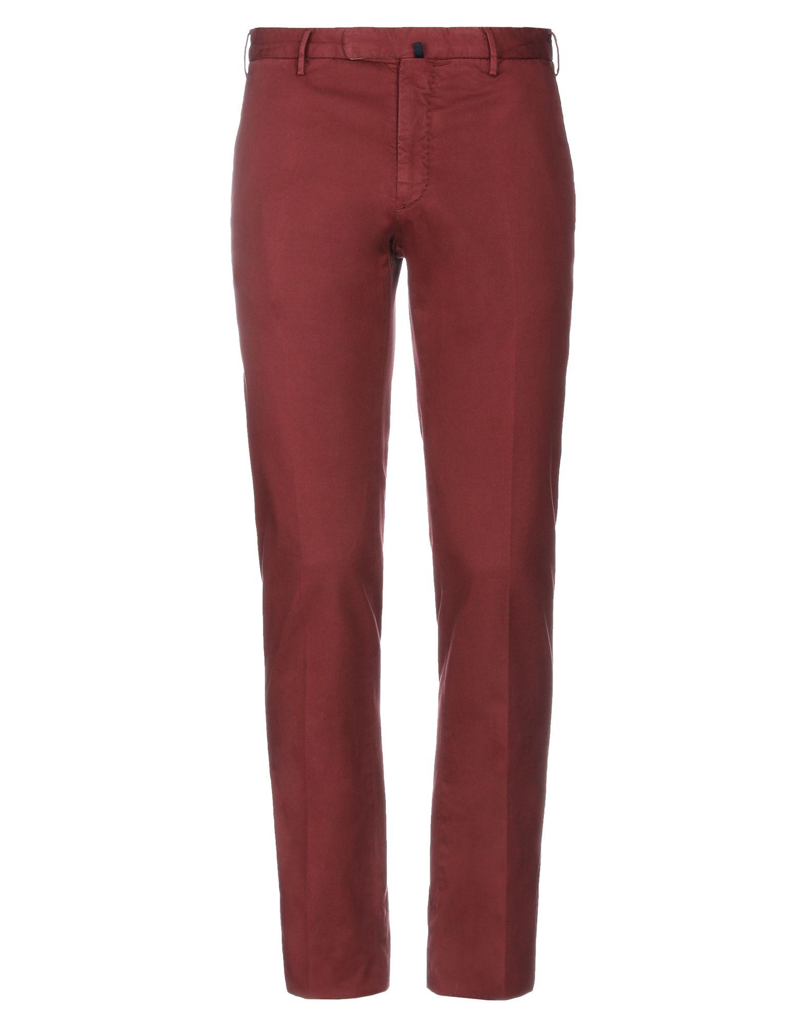 red casual pants