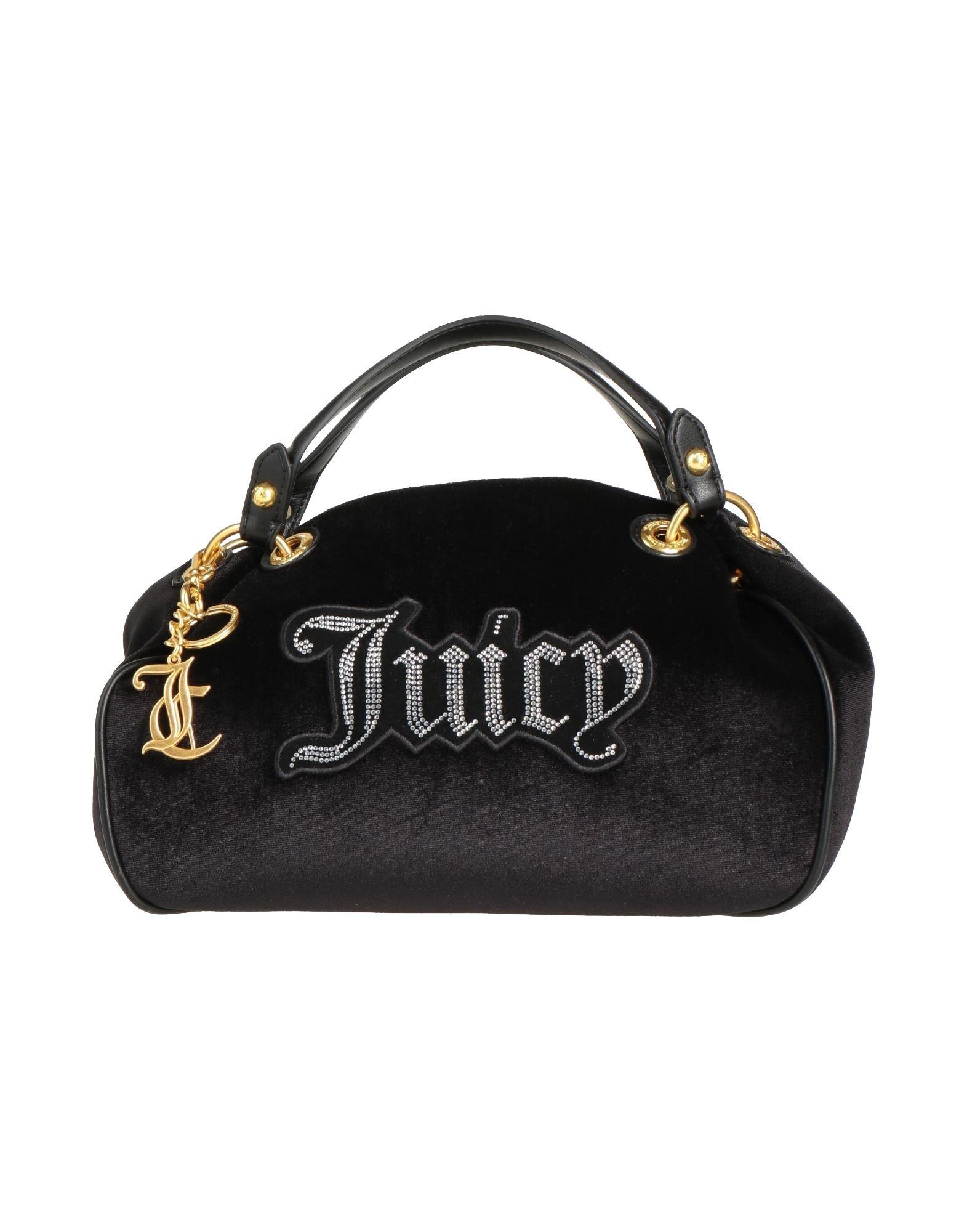 Vintage Y2K Juicy Couture Black Velour Shoulder Bag – Michelle Tamar