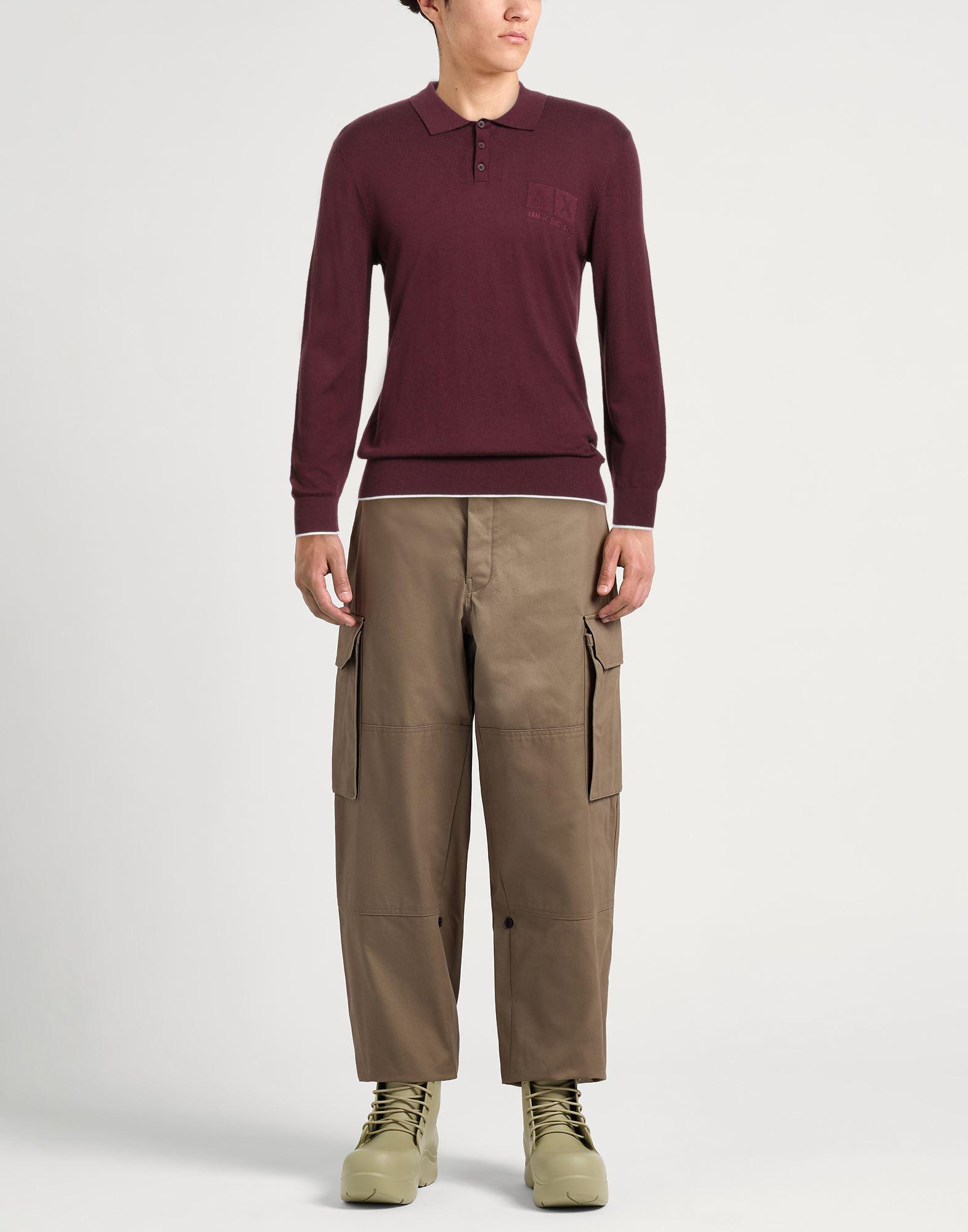 Armani Exchange バーガンディ ジャンパー XL | Burgundy ARMANI 
