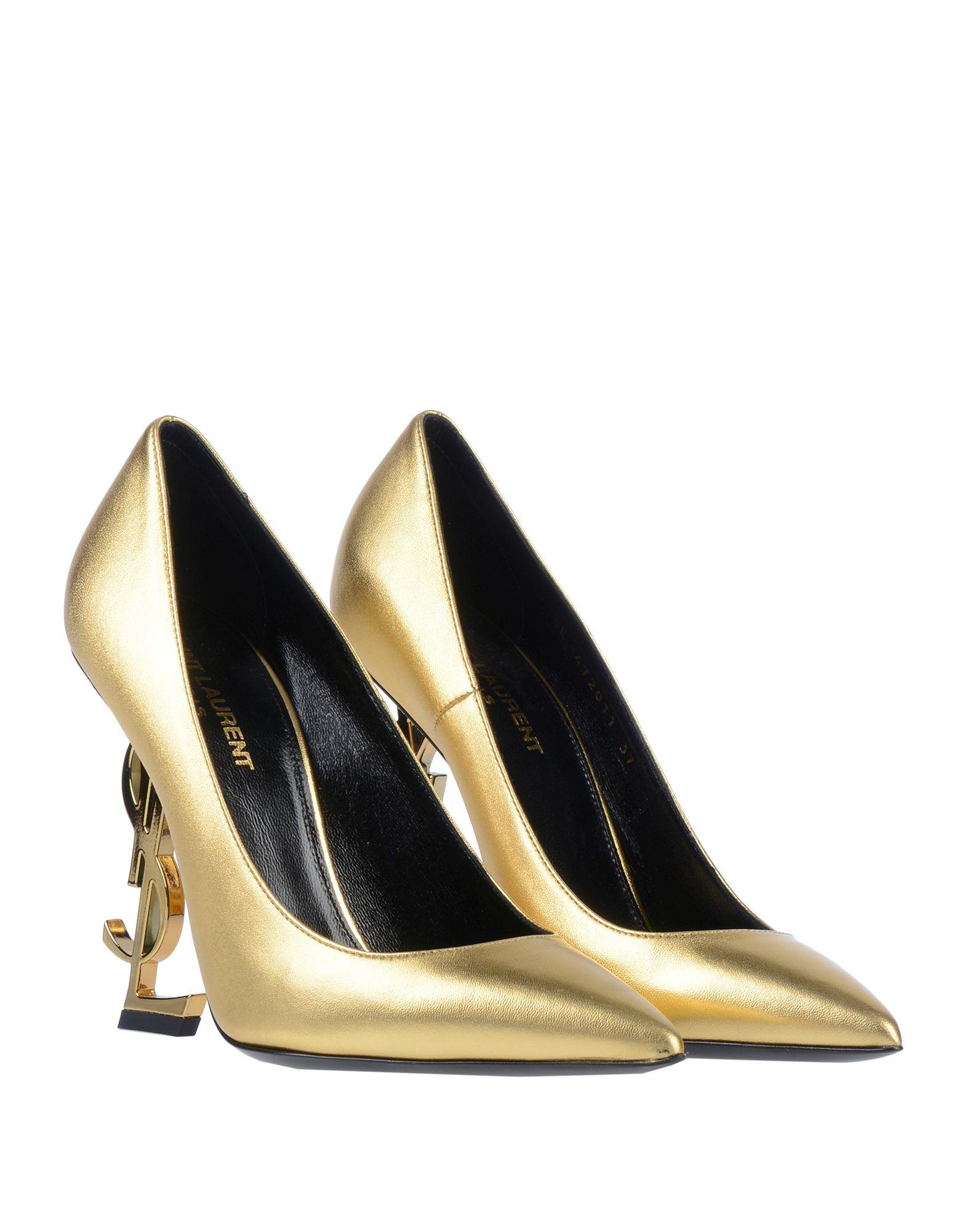 saint laurent logo pumps