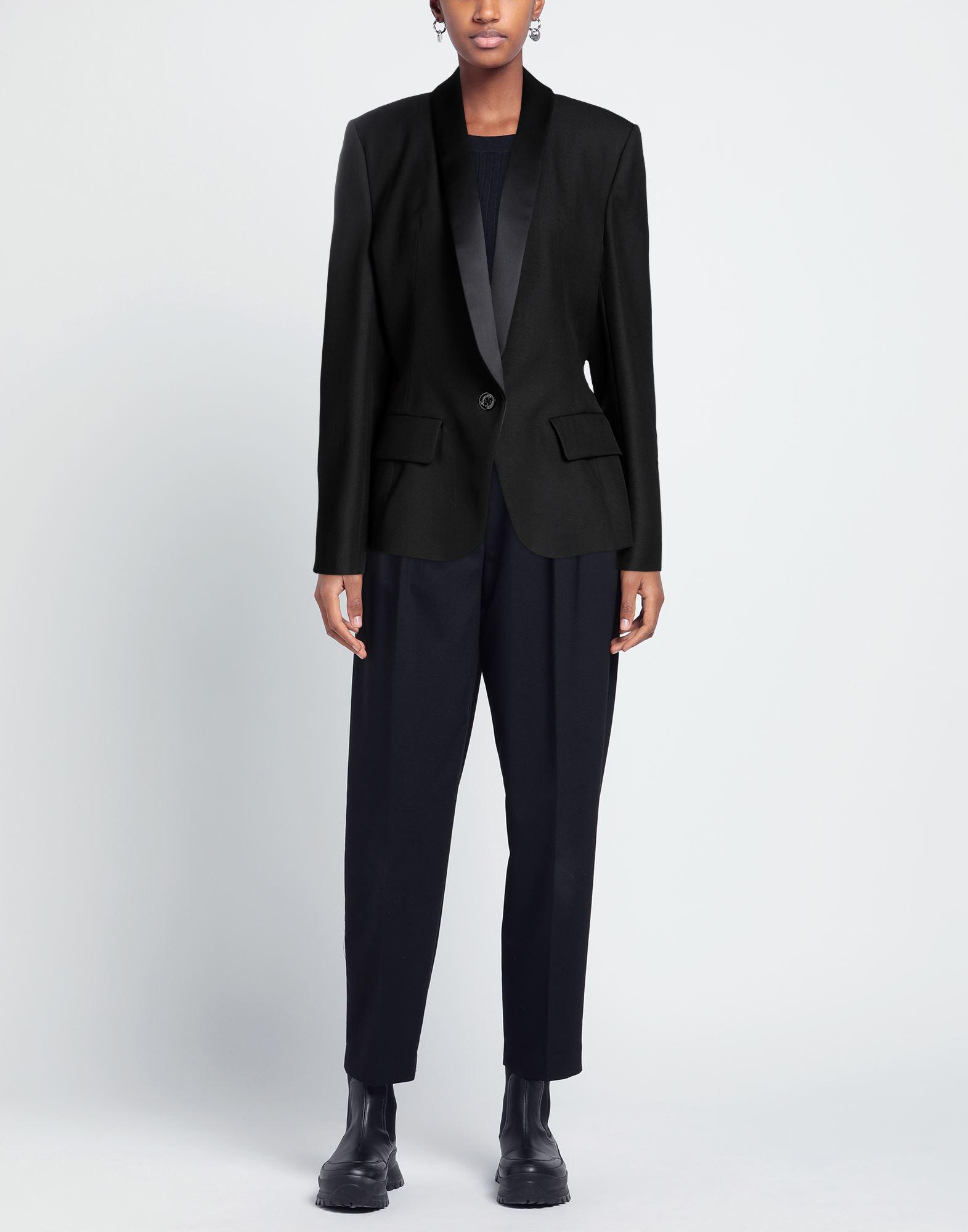 コート ALEXANDRE VAUTHIER Black wool blend coat (233COA1952 BLACK) Alexandre Vauthier Black Wool Blend Coat | italist