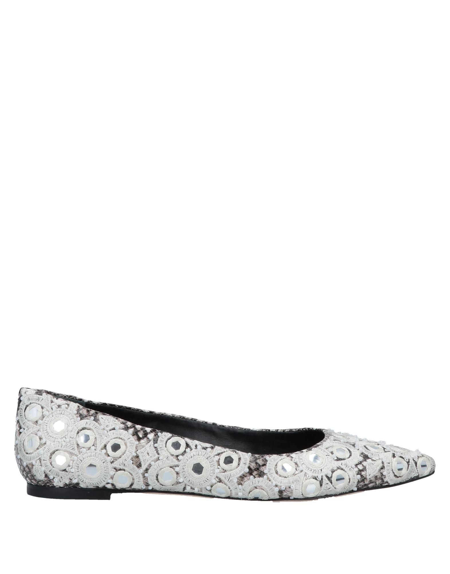 plain white ballet flats