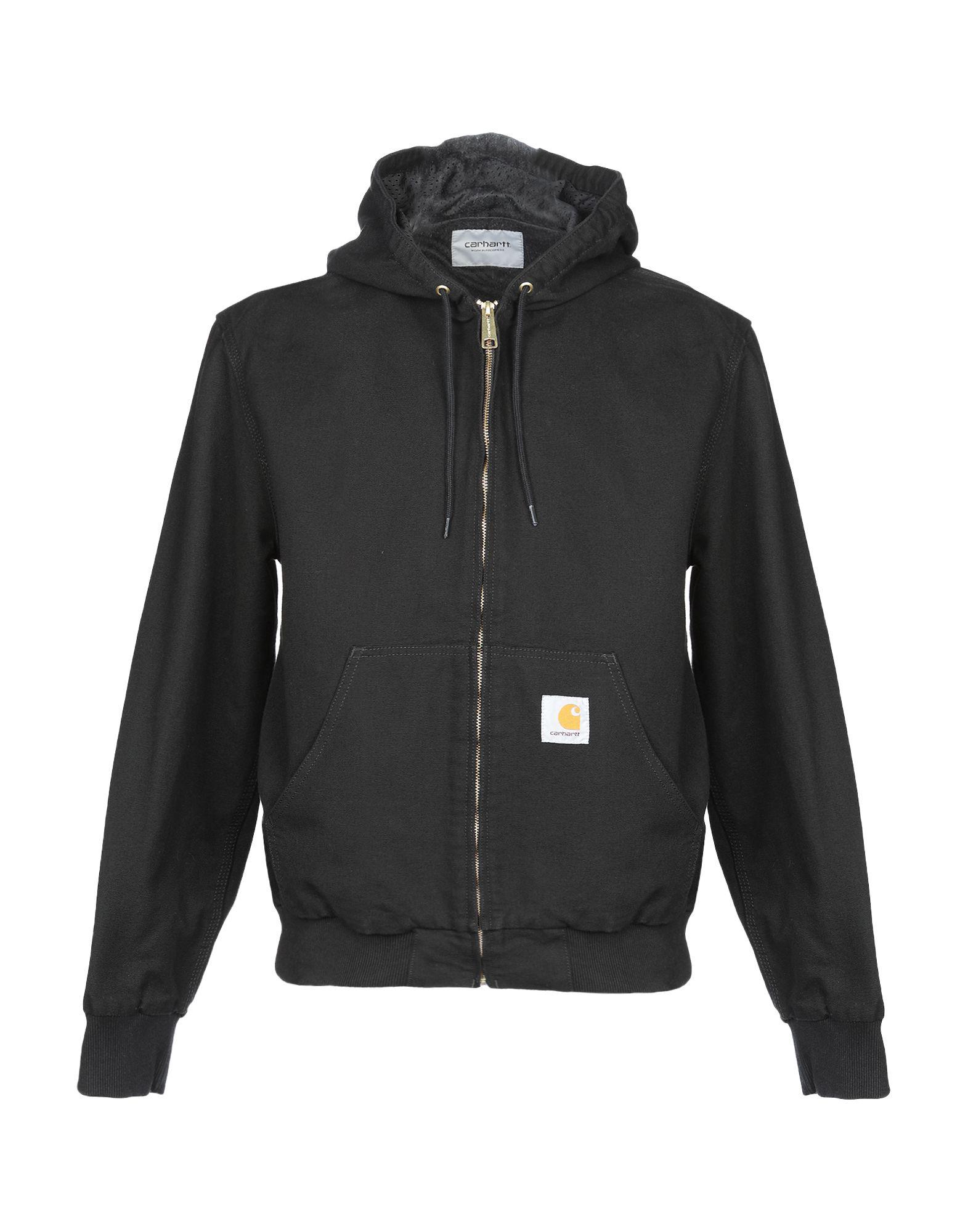 Carhartt Cotton Jacket in Black for Men - Lyst