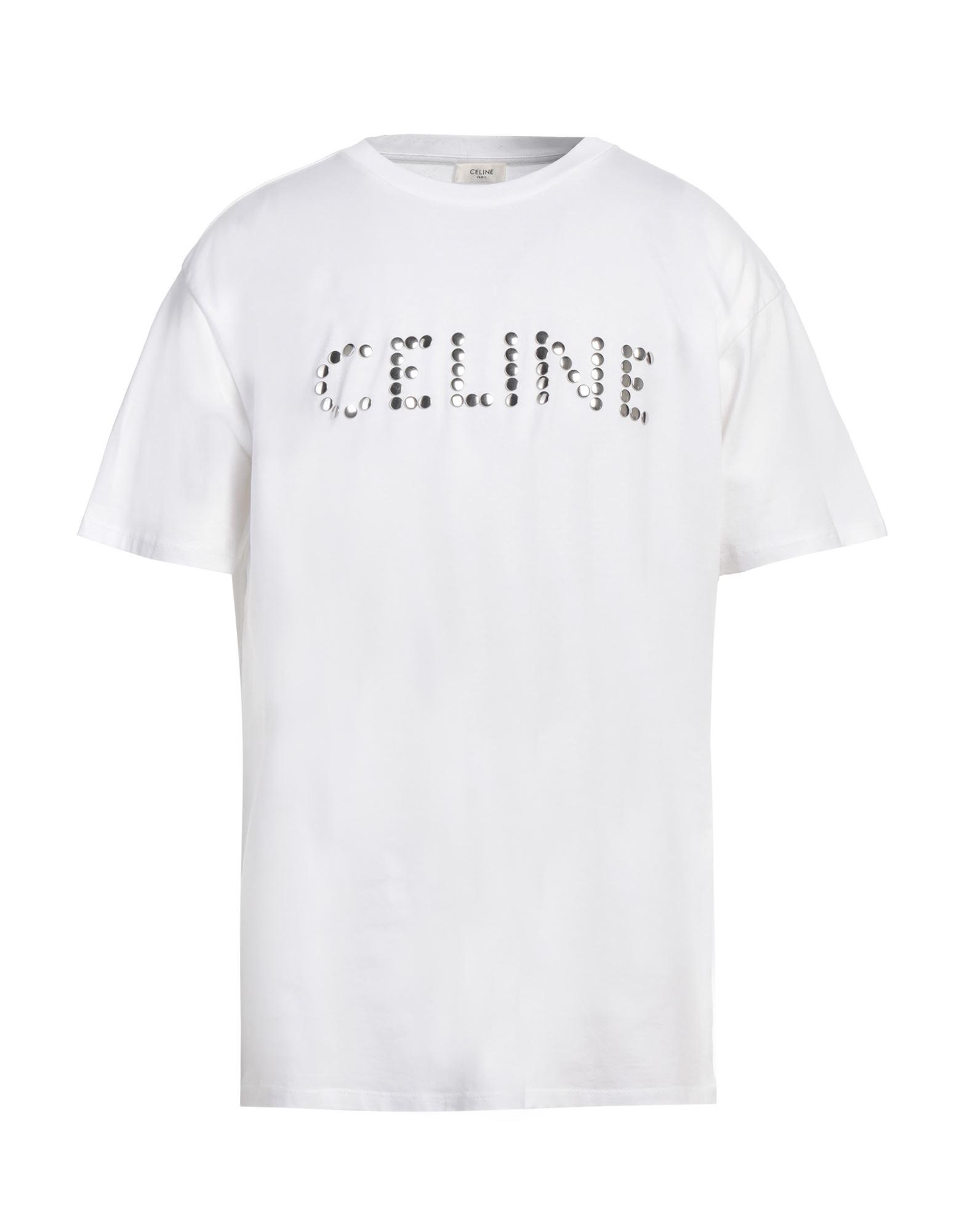 K*h様 CELINE ホワイト Tシャツ XS CELINE ホワイト Tシャツ