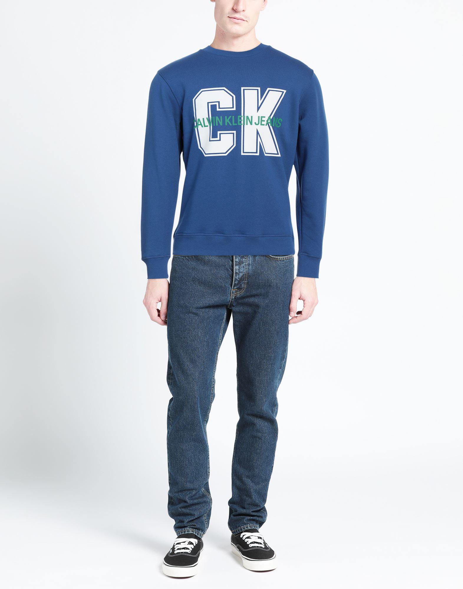 Calvin Klein Sweatshirt in Blue Men | Lyst