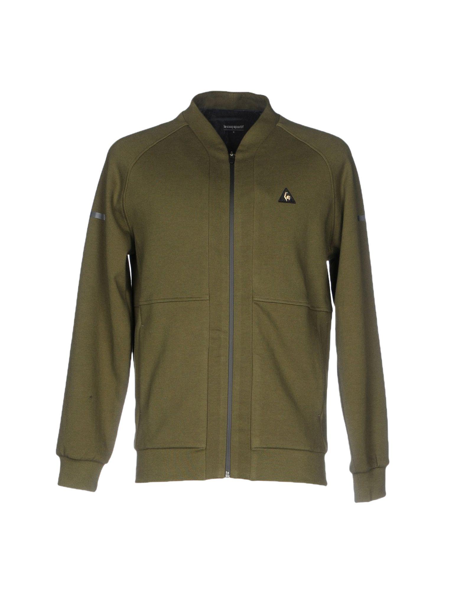 Le Coq Sportif Cotton Jacket in Military Green (Green) for Men - Lyst