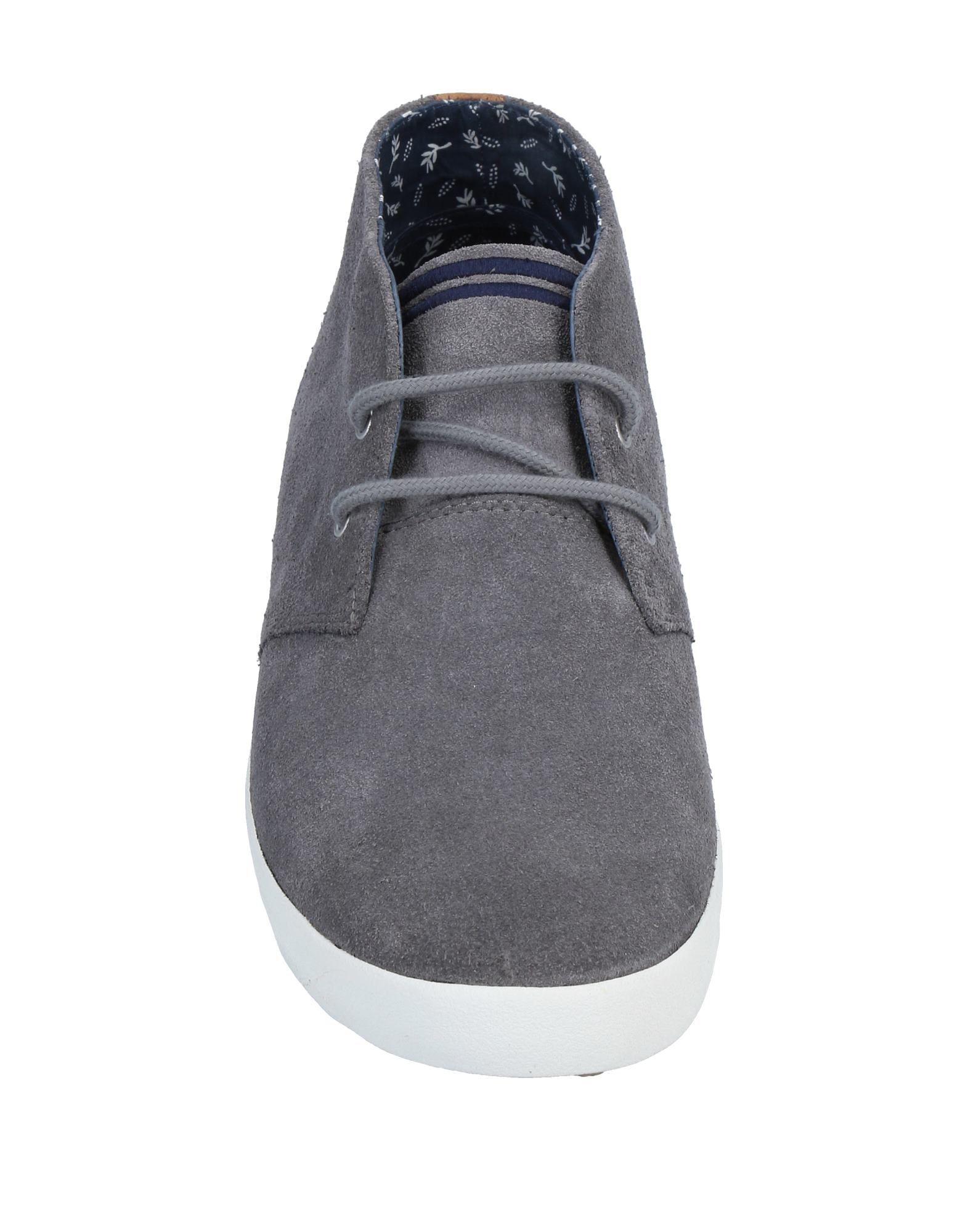 Fred Perry Suede Ankle Boots in Grey (Gray) for Men | Lyst