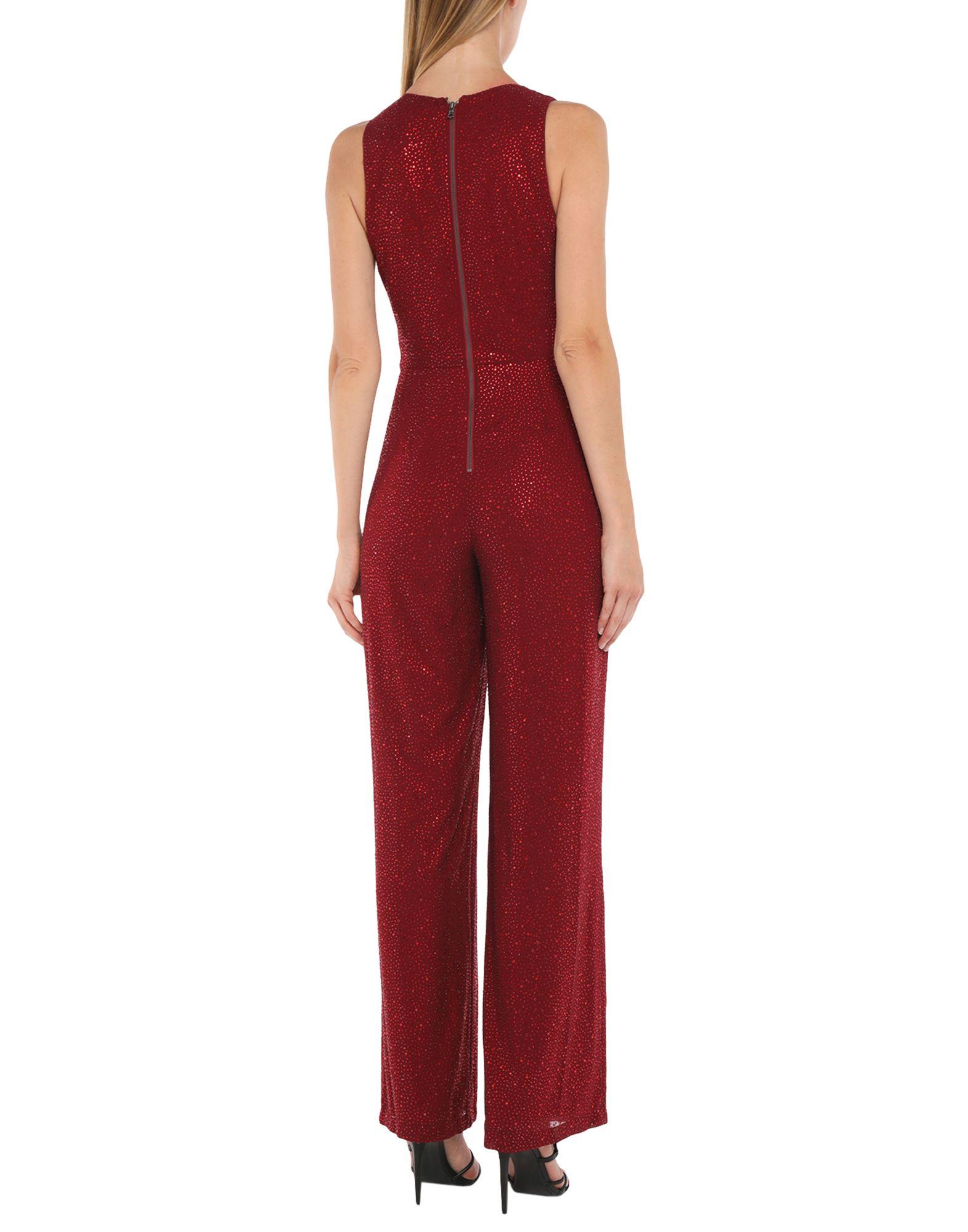 Alice + Olivia Jumpsuit in Red - Lyst