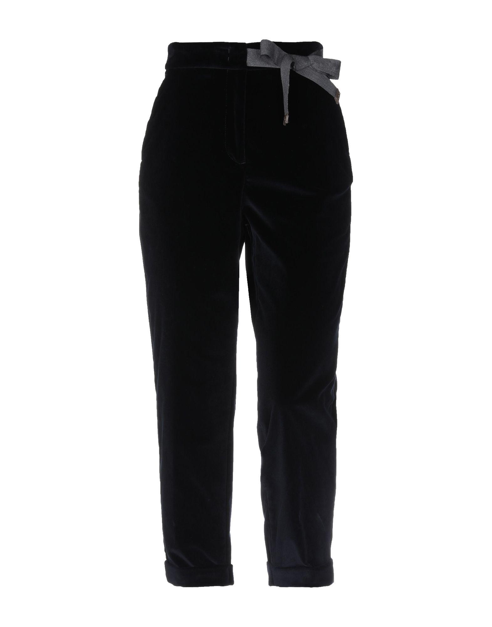 Peserico Casual Trouser in Black - Lyst