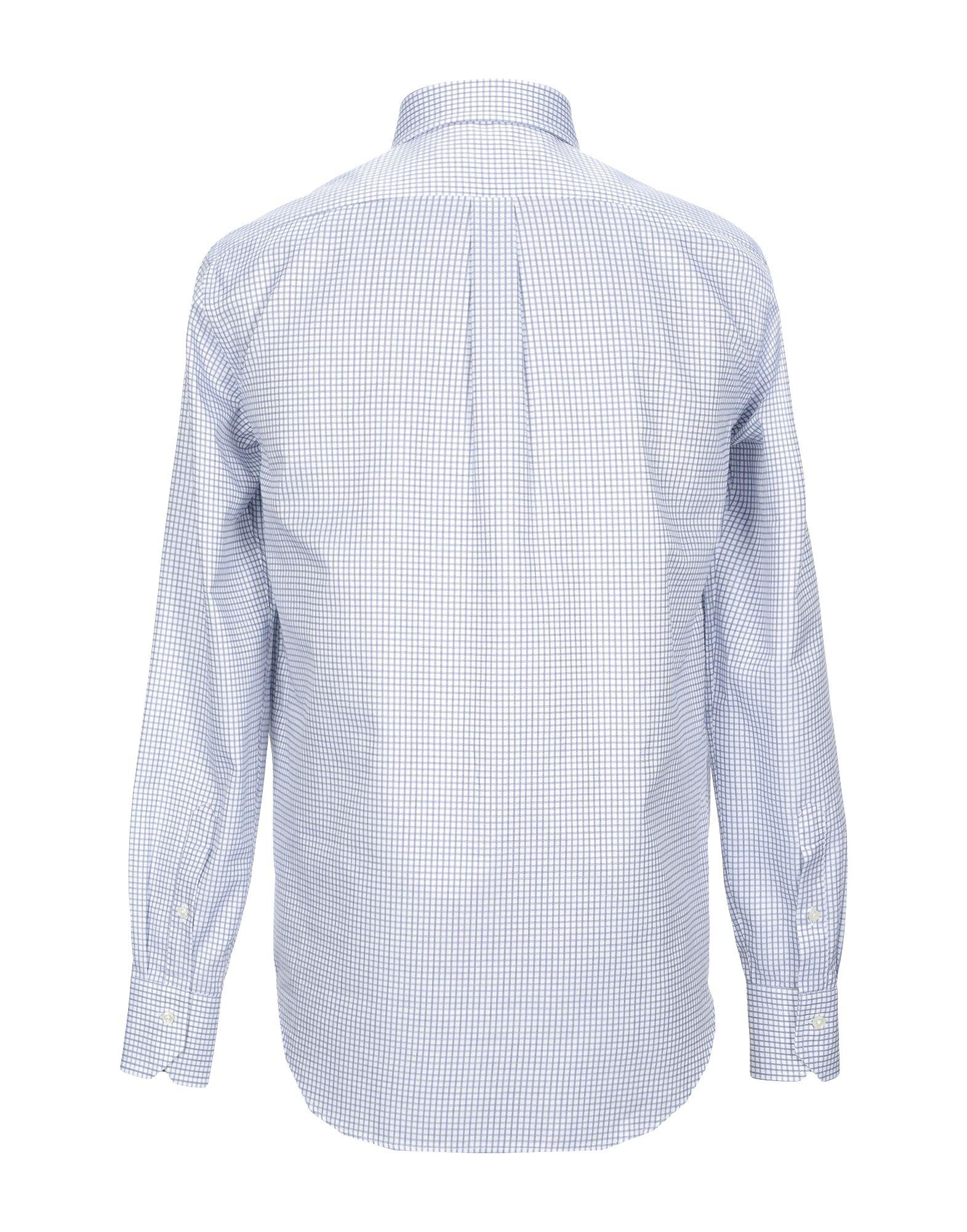 Emanuel Ungaro Cotton Shirt in Blue for Men - Lyst