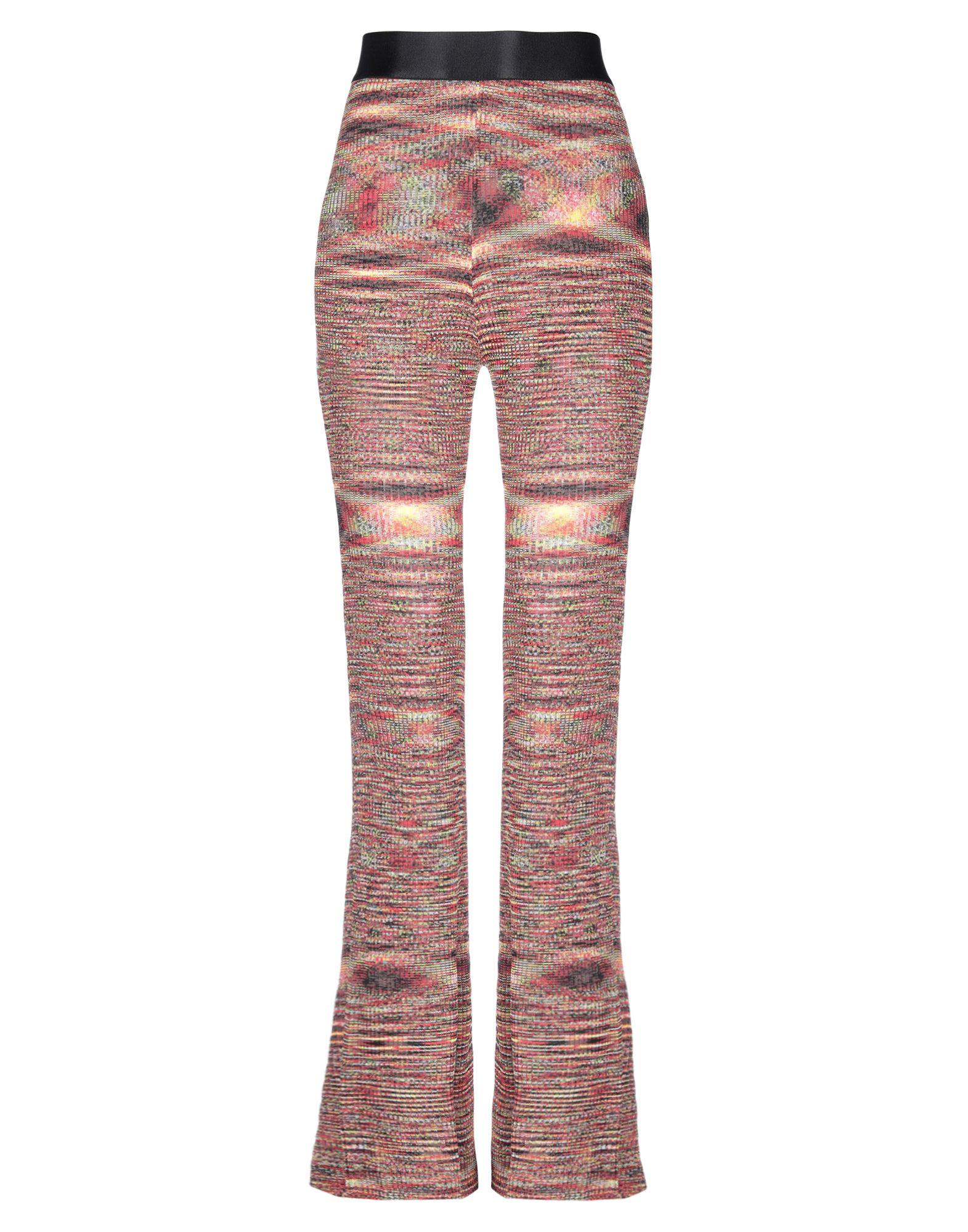 red casual pants