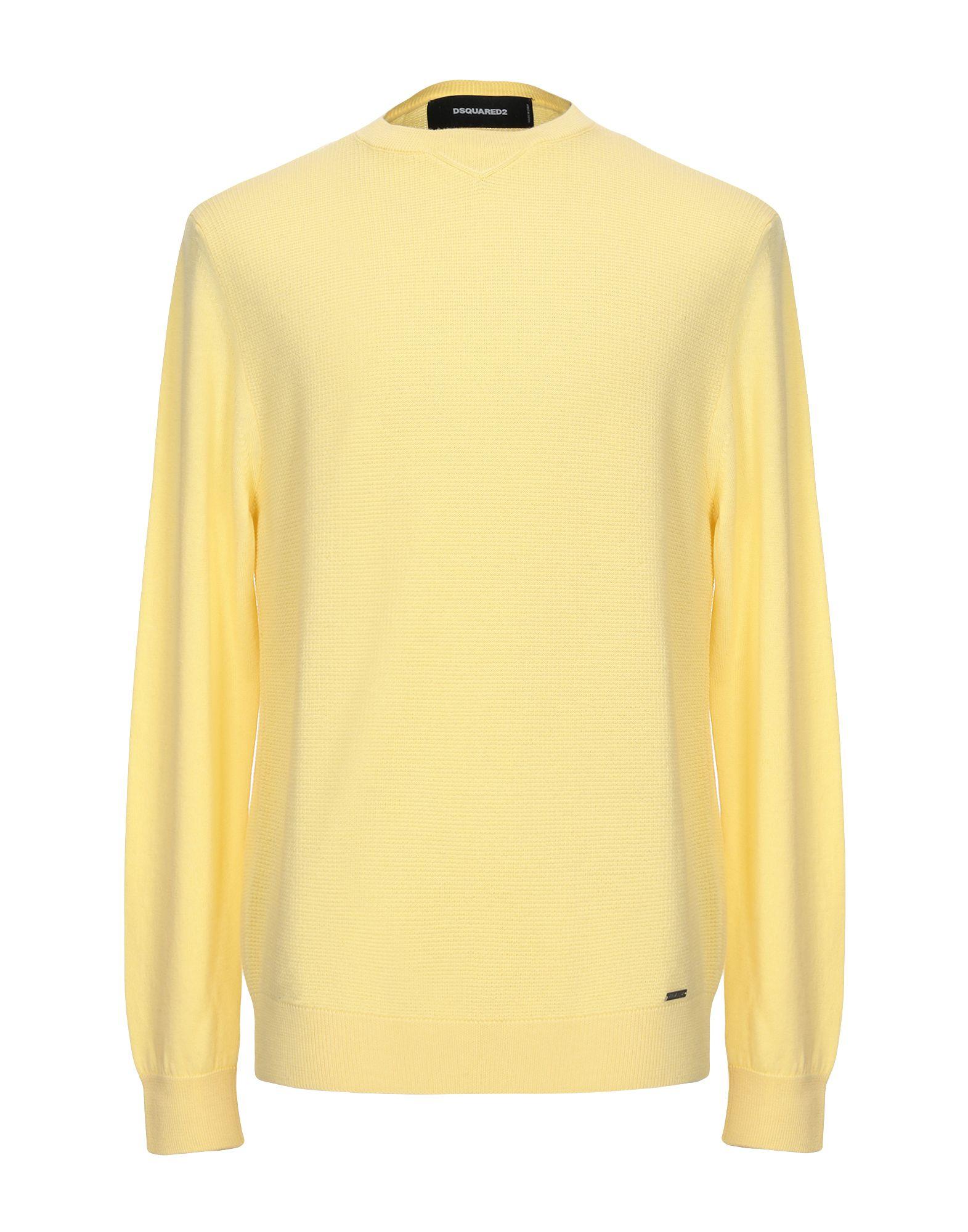 DSquared² Wool Jumper in Light Yellow (Yellow) for Men - Lyst
