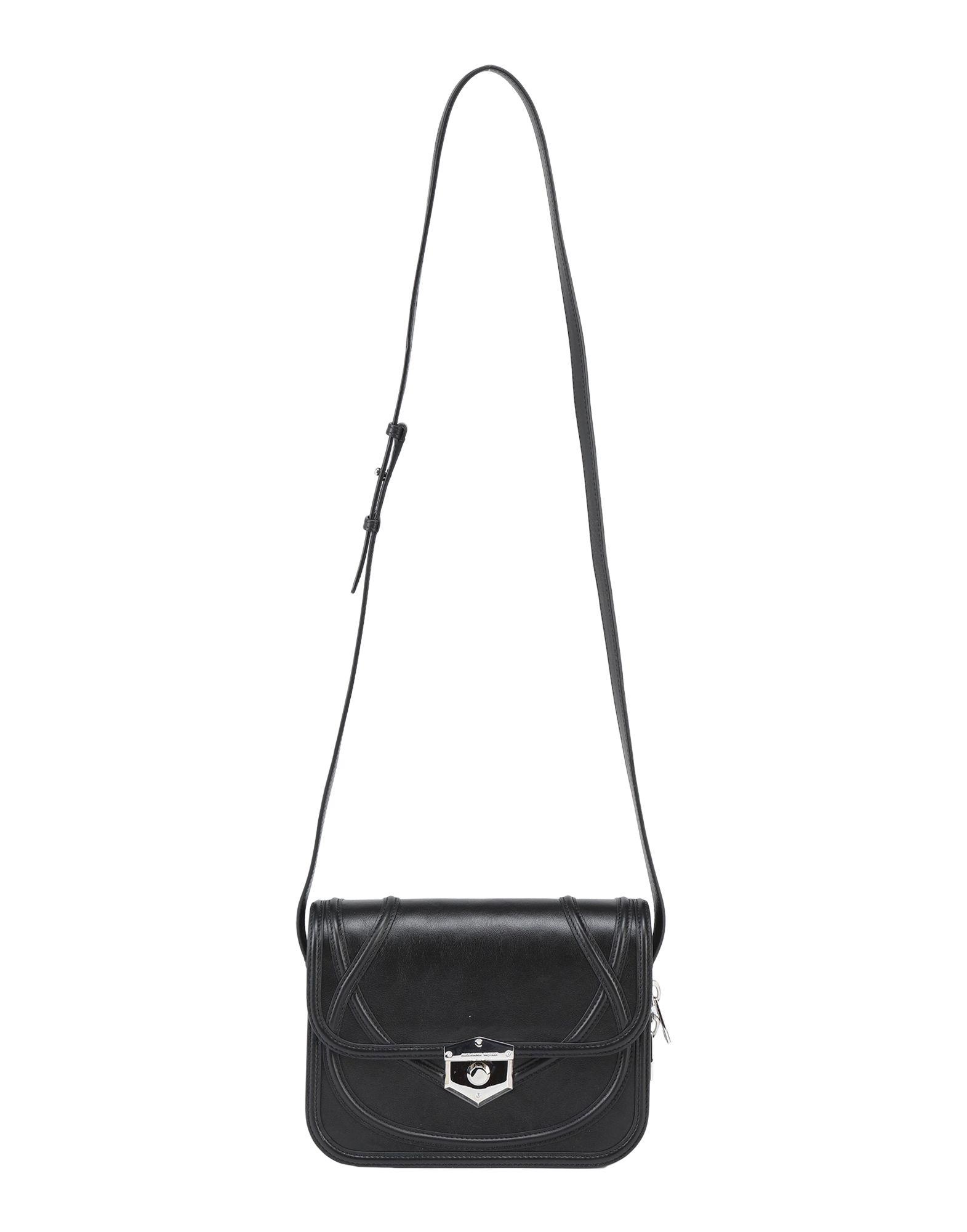 Alexander McQueen Leather Cross-body Bag in Black - Lyst