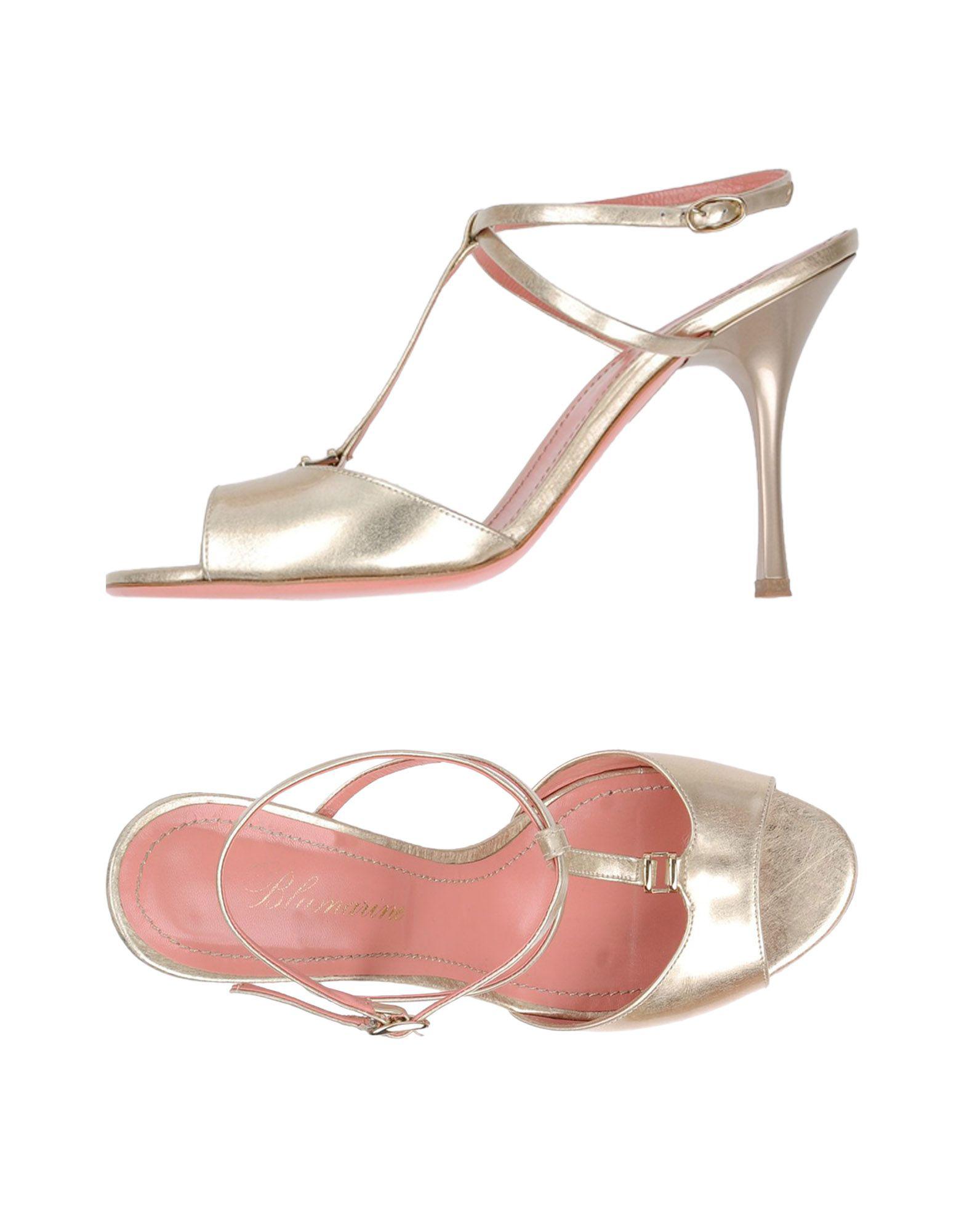 Blumarine Leather Sandals Lyst