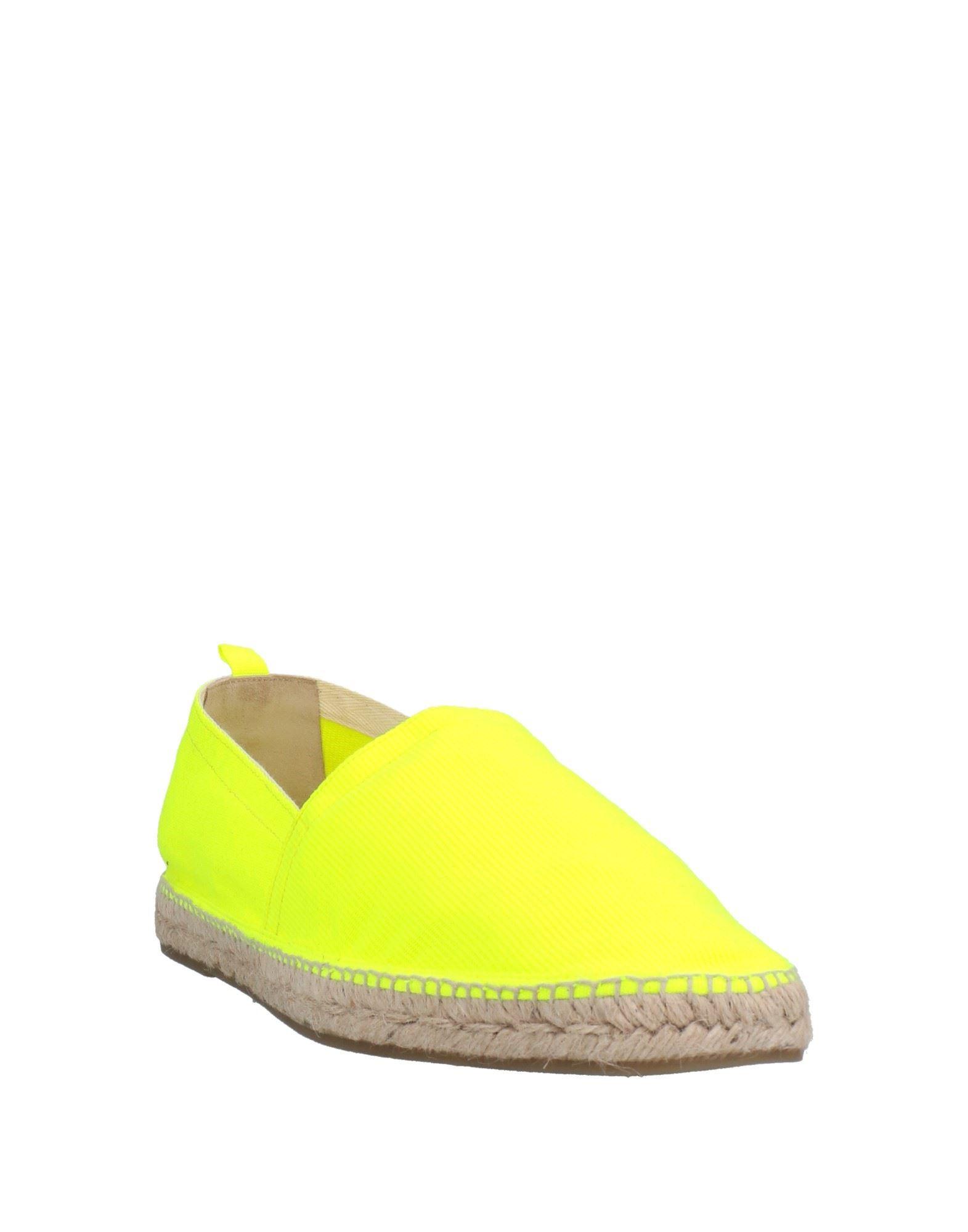 bright yellow espadrilles