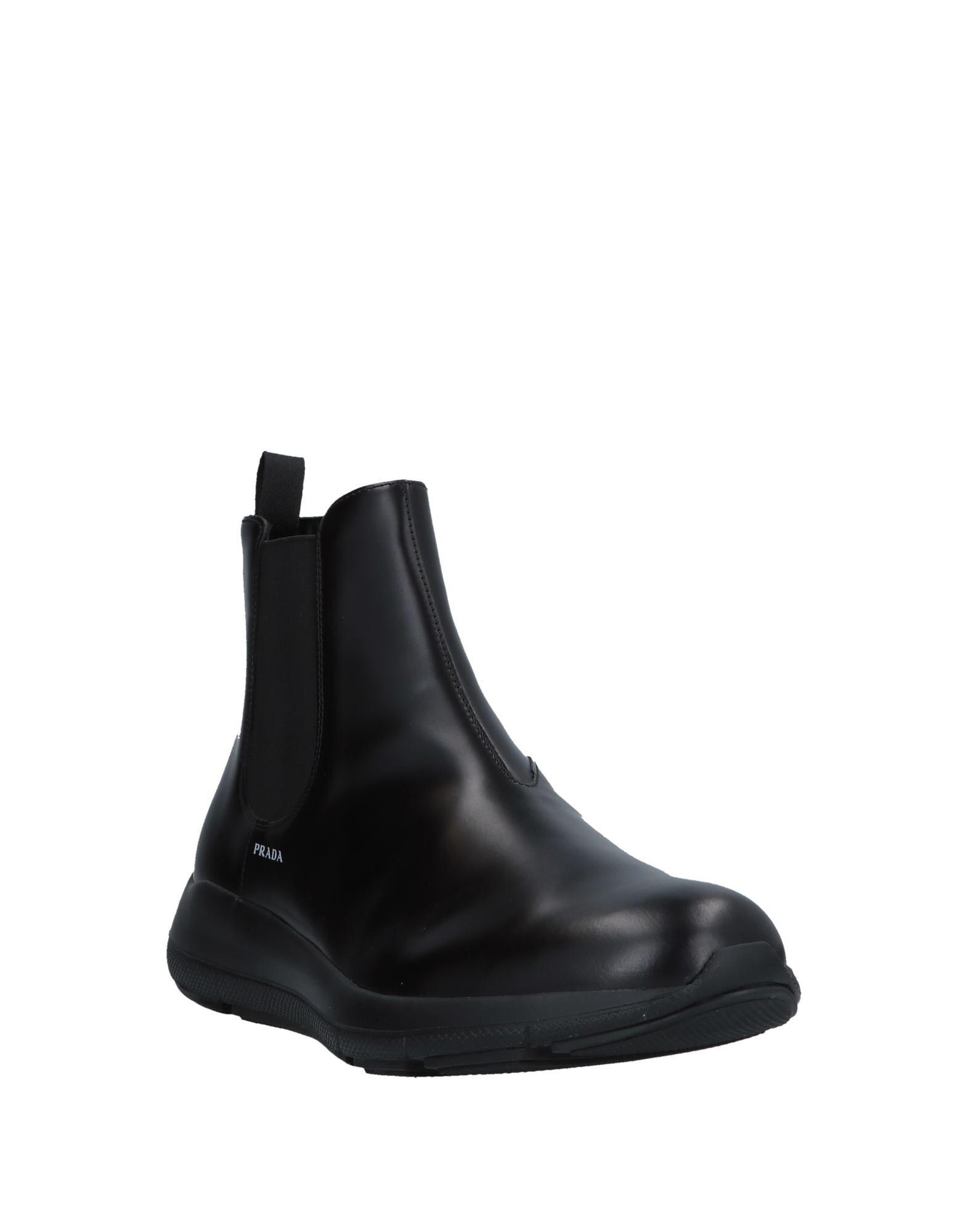 Prada Linea Rossa Ankle Boots in Black for Men | Lyst