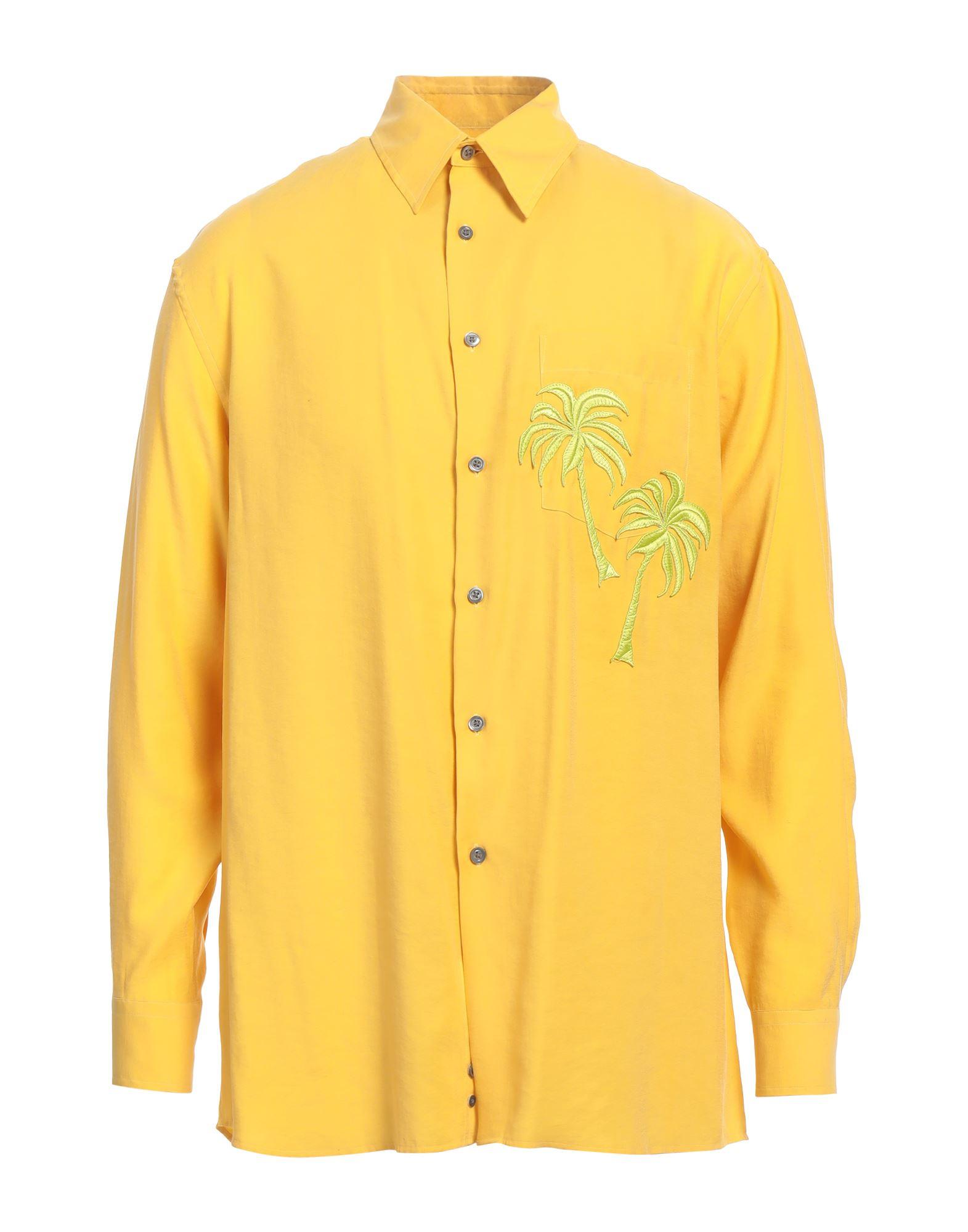 Emporio Armani Shirt in Yellow for Men | Lyst