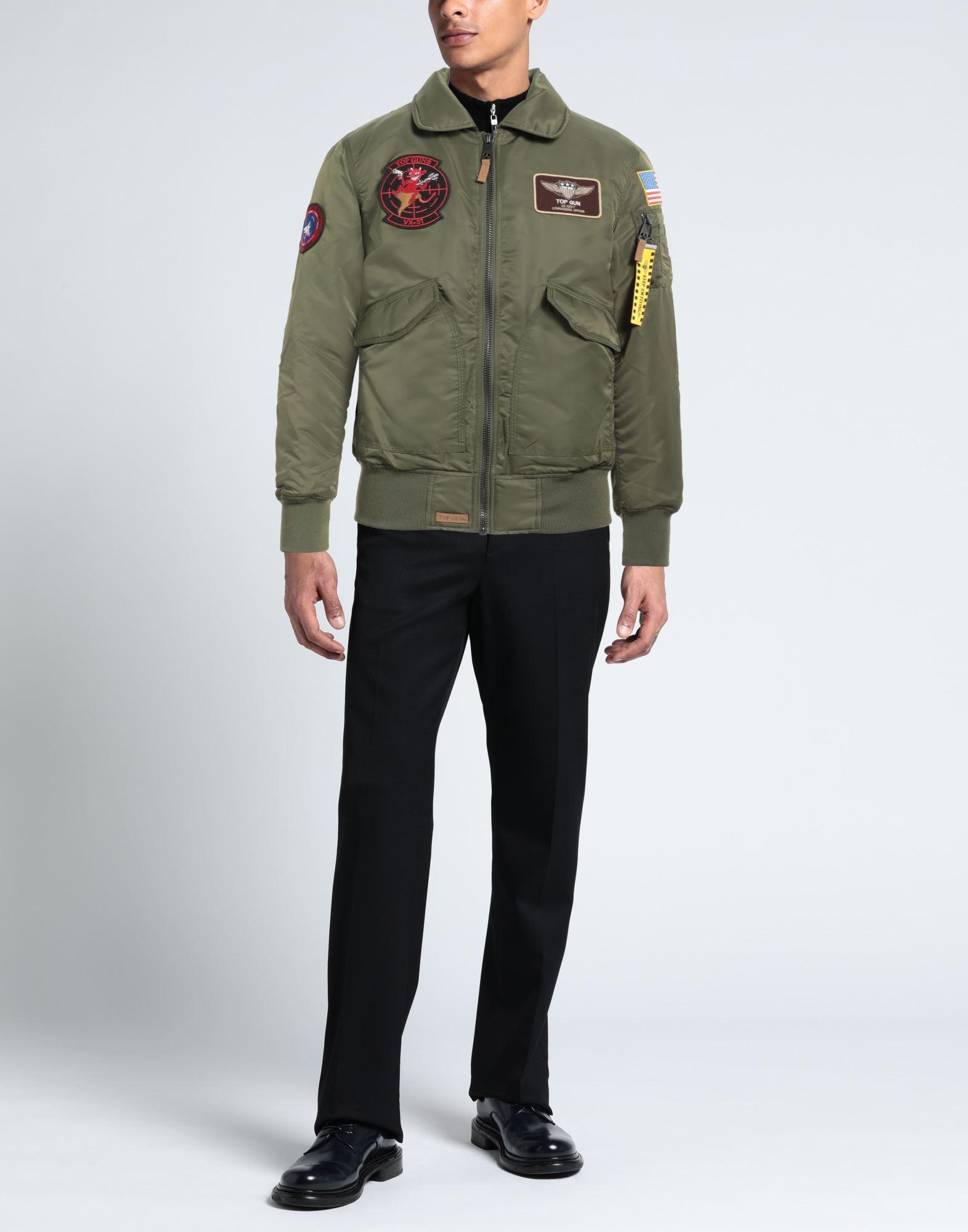 top gun Jacket in Green for Men Lyst UK