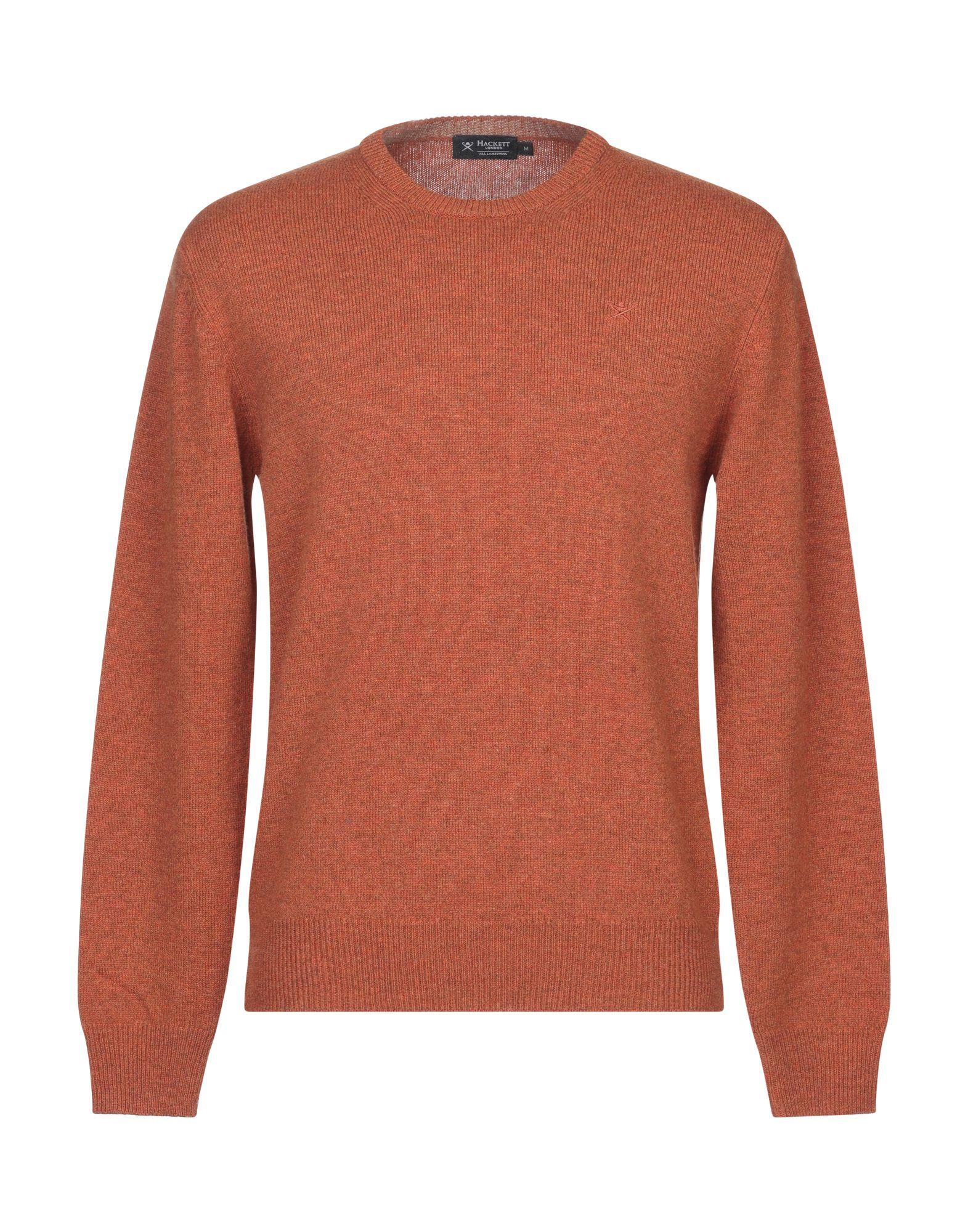 Hackett Wool Sweater in Rust (Orange) for Men - Lyst