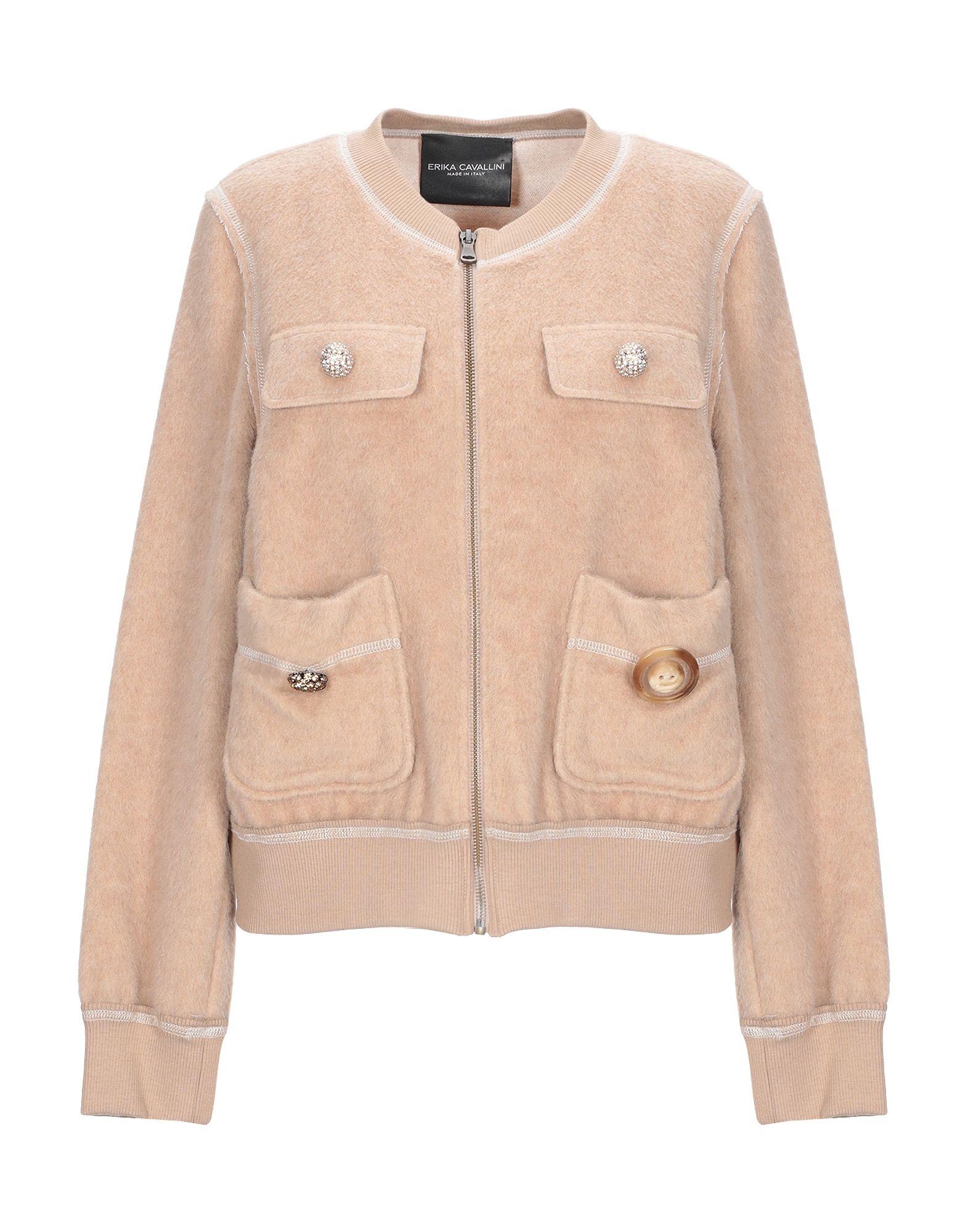 Erika Cavallini Semi Couture Wool Jacket in Camel (Natural) - Lyst